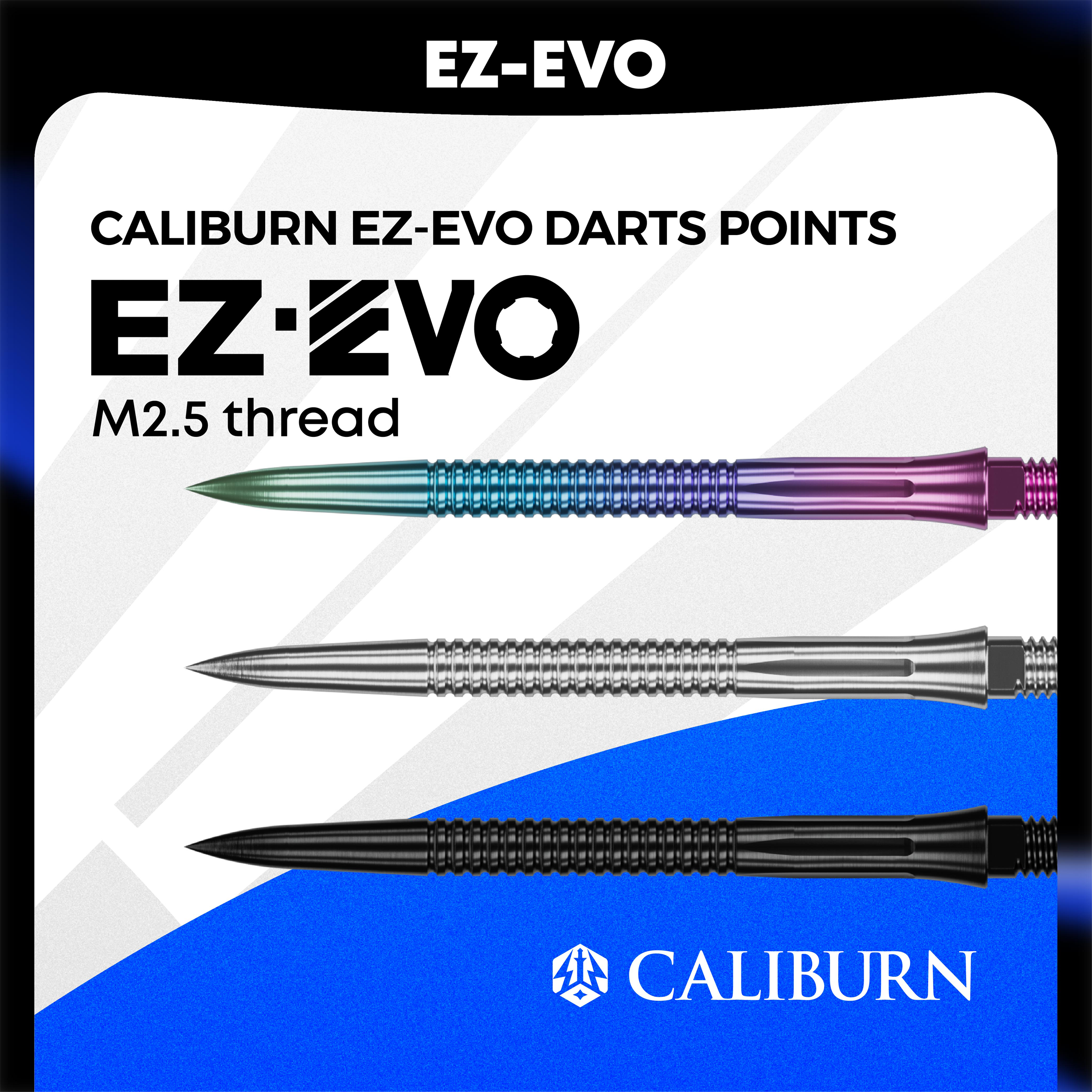 Caliburn - EZ-EVO Grooved - Schwarz
