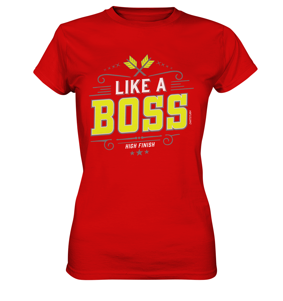 DartSturm - Like a Boss Yellow - Ladies Premium Shirt