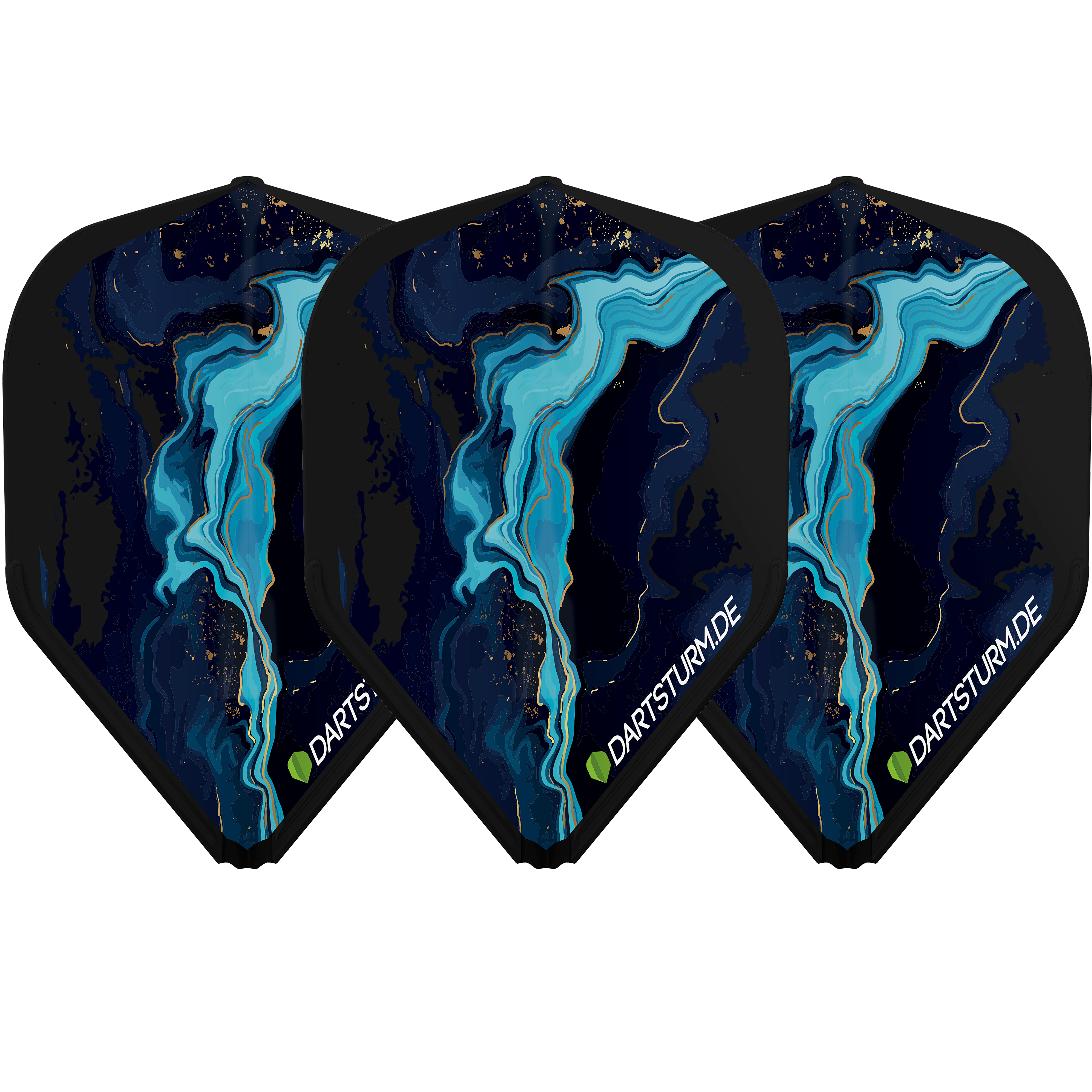 L-Style-Champagne-Flight-EZ-Blue-Ocean-Shape-Set L-Style - Champagne Flight EZ - Blue Ocean - Shape