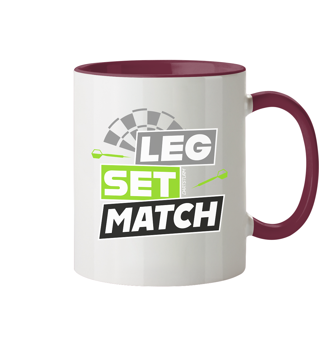DartSturm - Leg Set Match - Tasse zweifarbig