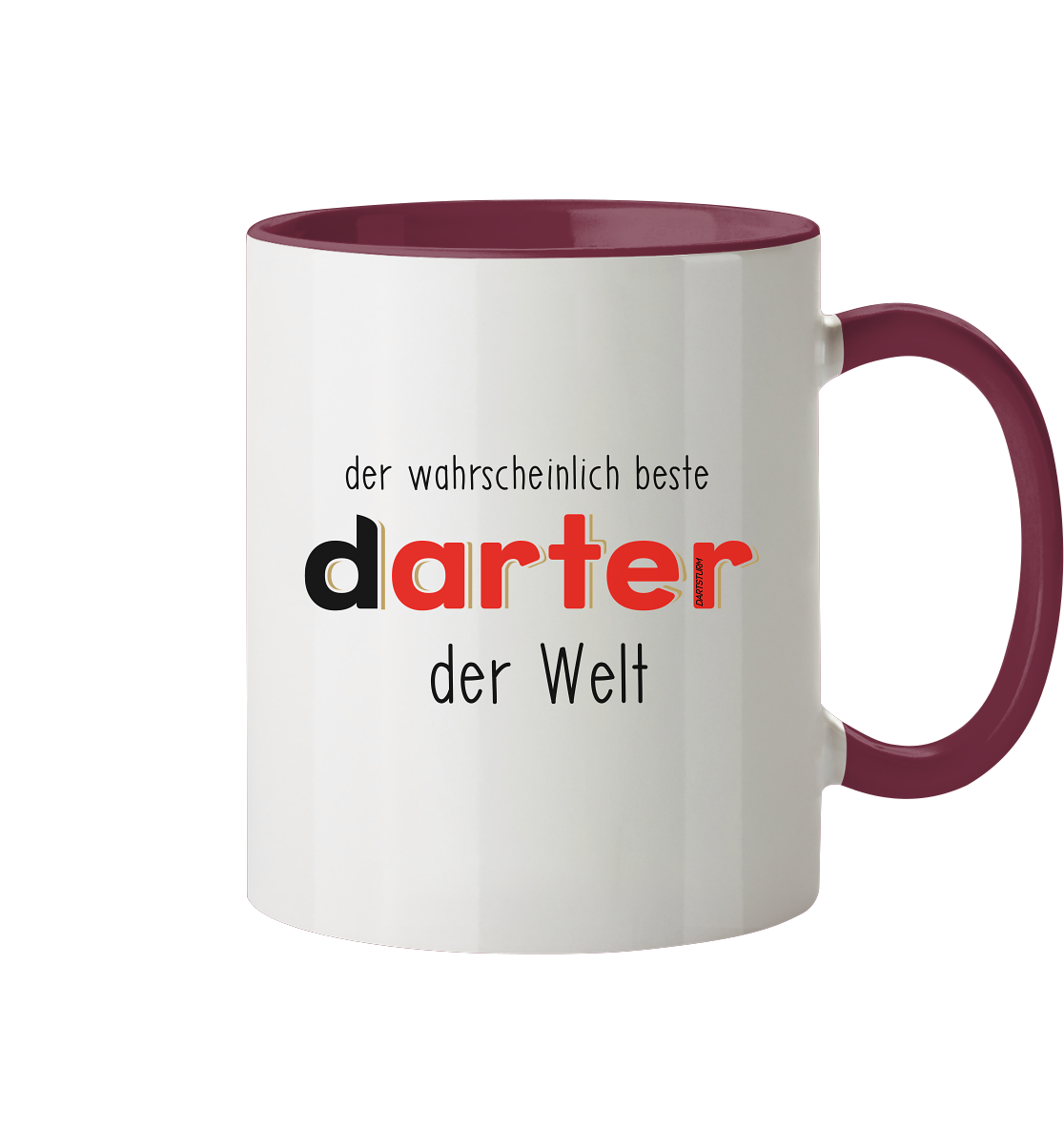 DartSturm - Der wahrscheinlich beste darter der Welt Schwarz - Tasse zweifarbig DartSturm - Der wahrscheinlich beste darter der Welt Schwarz - Tasse zweifarbig