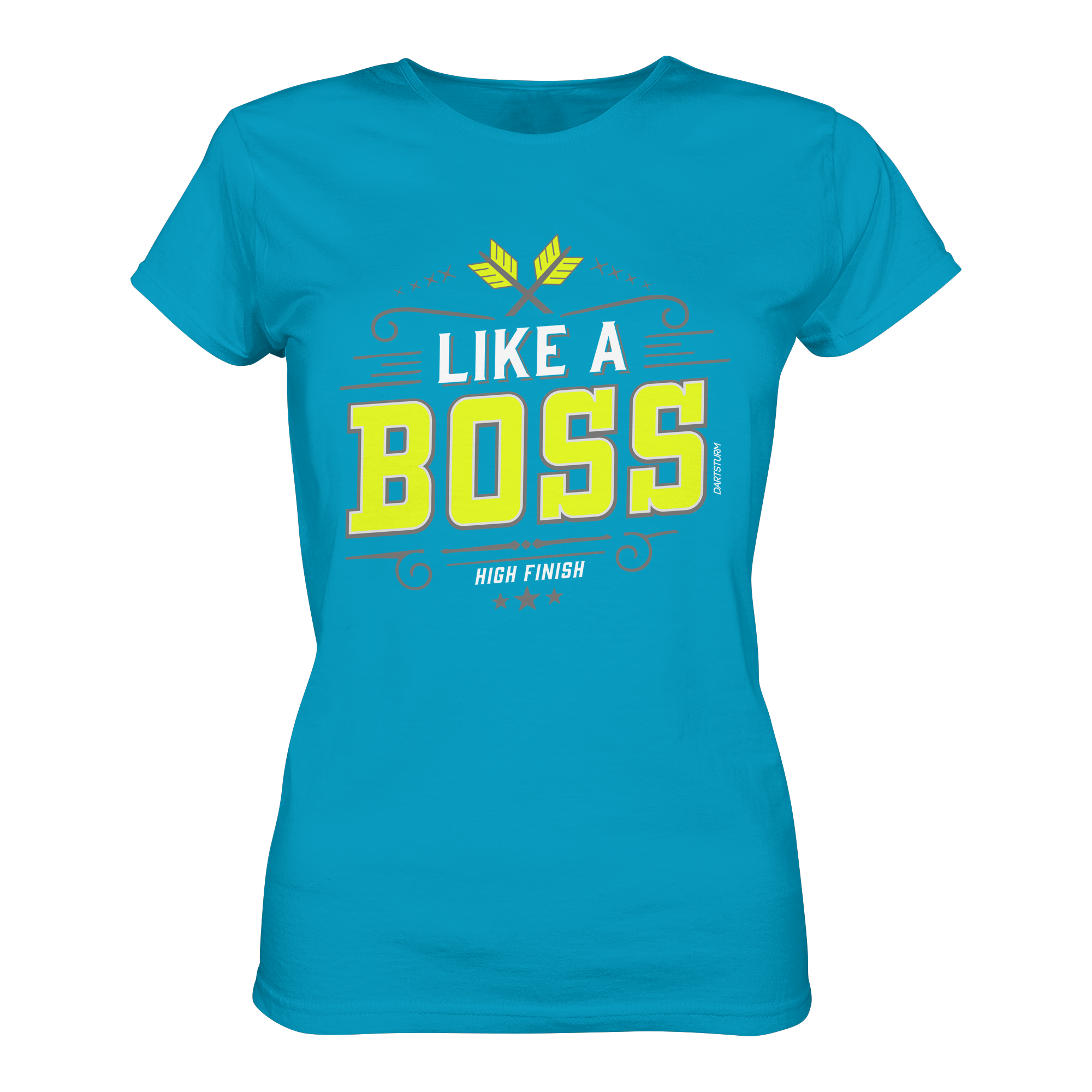 DartSturm - Like a Boss Yellow - Ladies Premium Shirt DartSturm - Like a Boss Yellow - Ladies Premium Shirt