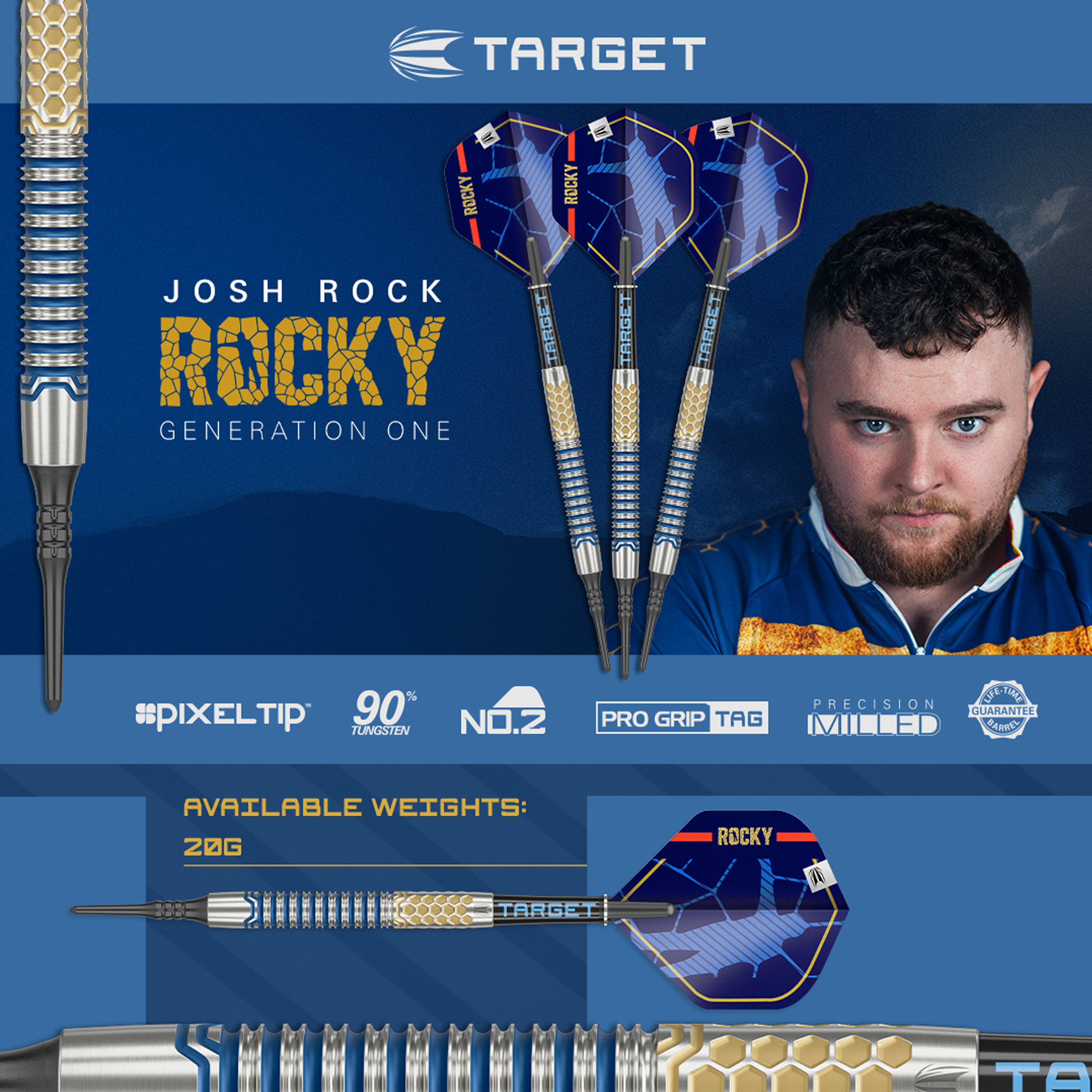 Target - Josh Rock - Softdart Target - Josh Rock - Softdart