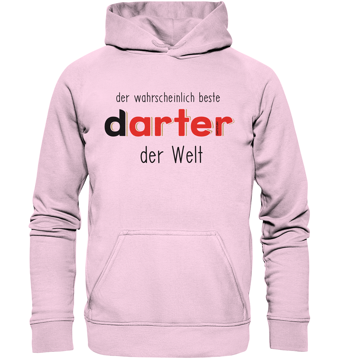 DartSturm - Der wahrscheinlich beste darter der Welt Schwarz - Basic Unisex Hoodie