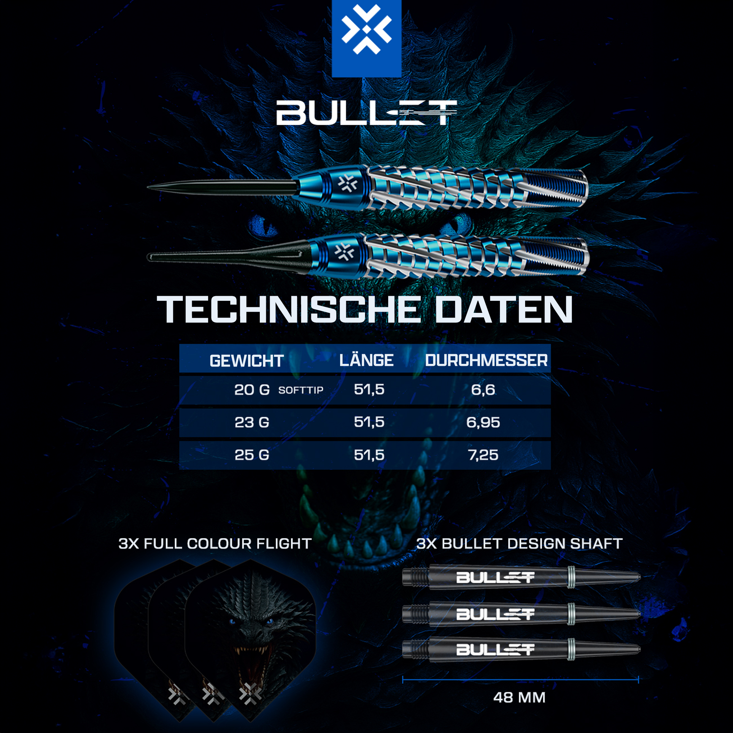 Bullet - Hydra - Steeldart