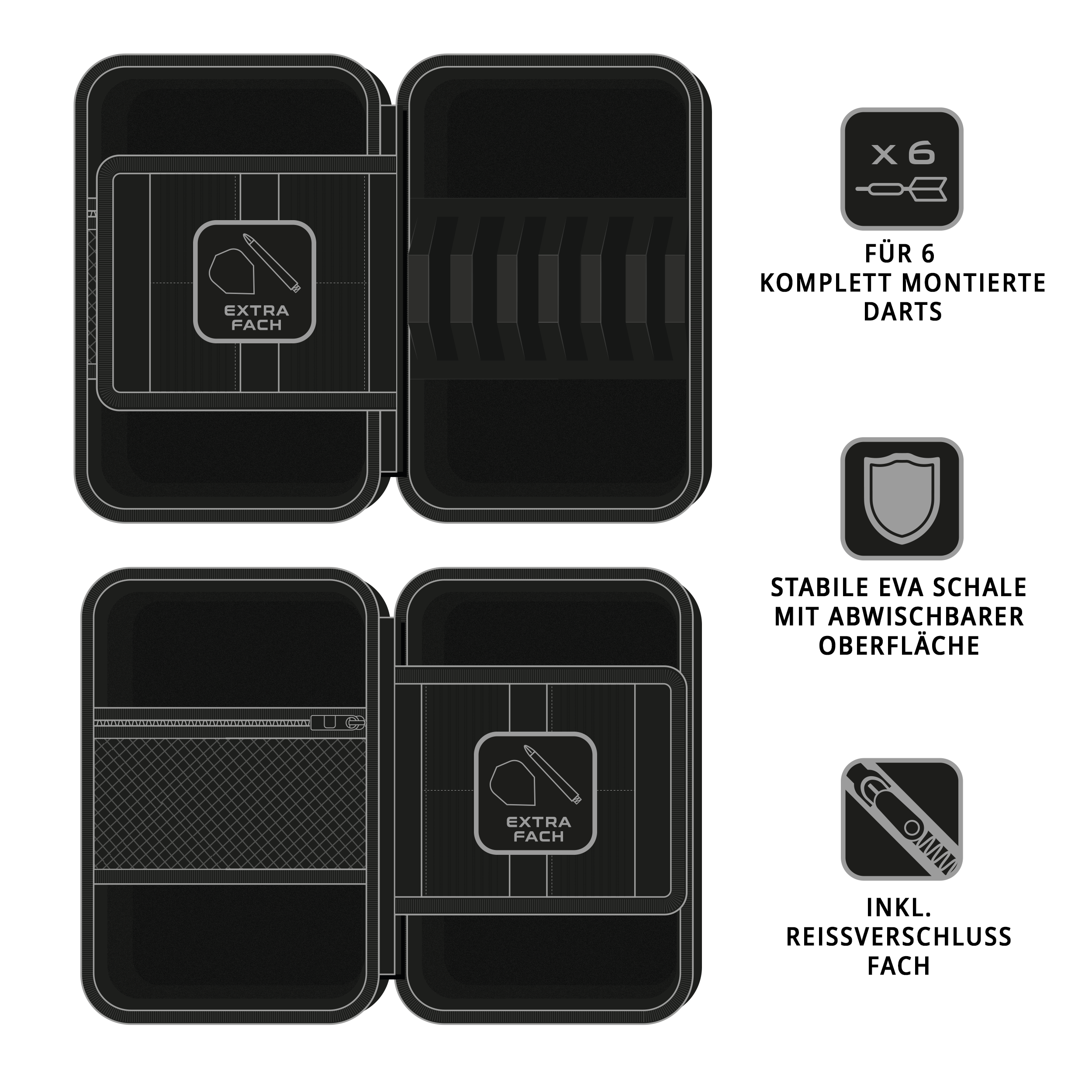 Harrows - Ryan Searle 2 Pro 6 Dartswallet Harrows - Ryan Searle 2 Pro 6 Dartswallet