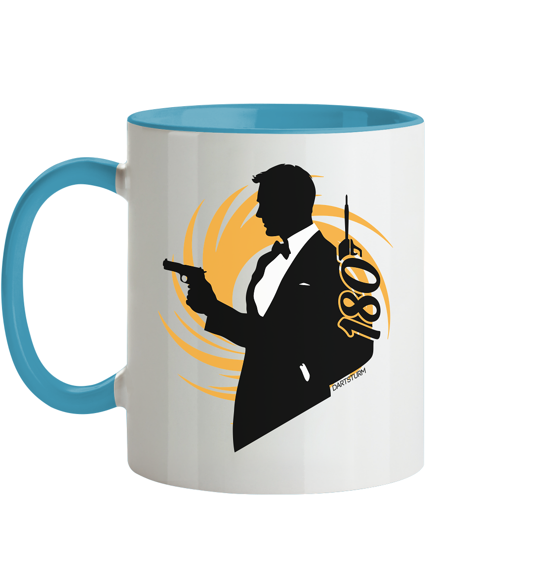 DartSturm - Dart Agent - Tasse zweifarbig