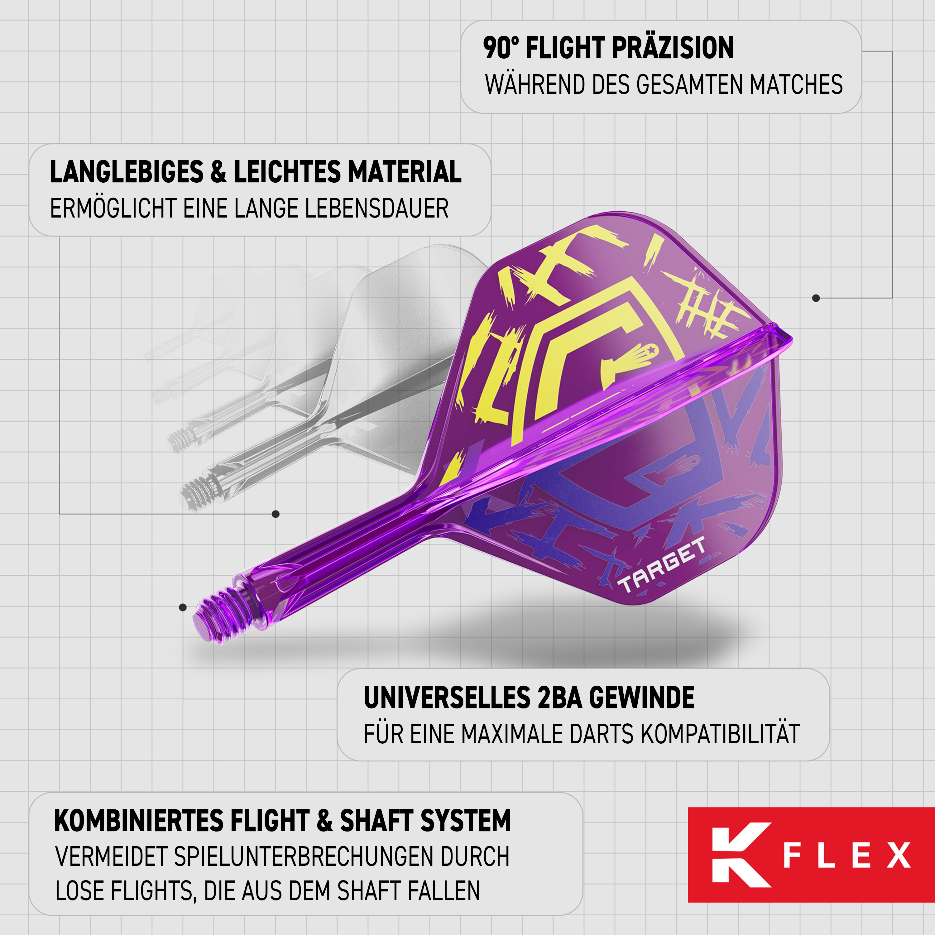 Target - K-Flex Flightsystem Luke Littler WC 2025 - No2 Target - K-Flex Flightsystem Luke Littler WC 2025 - No2