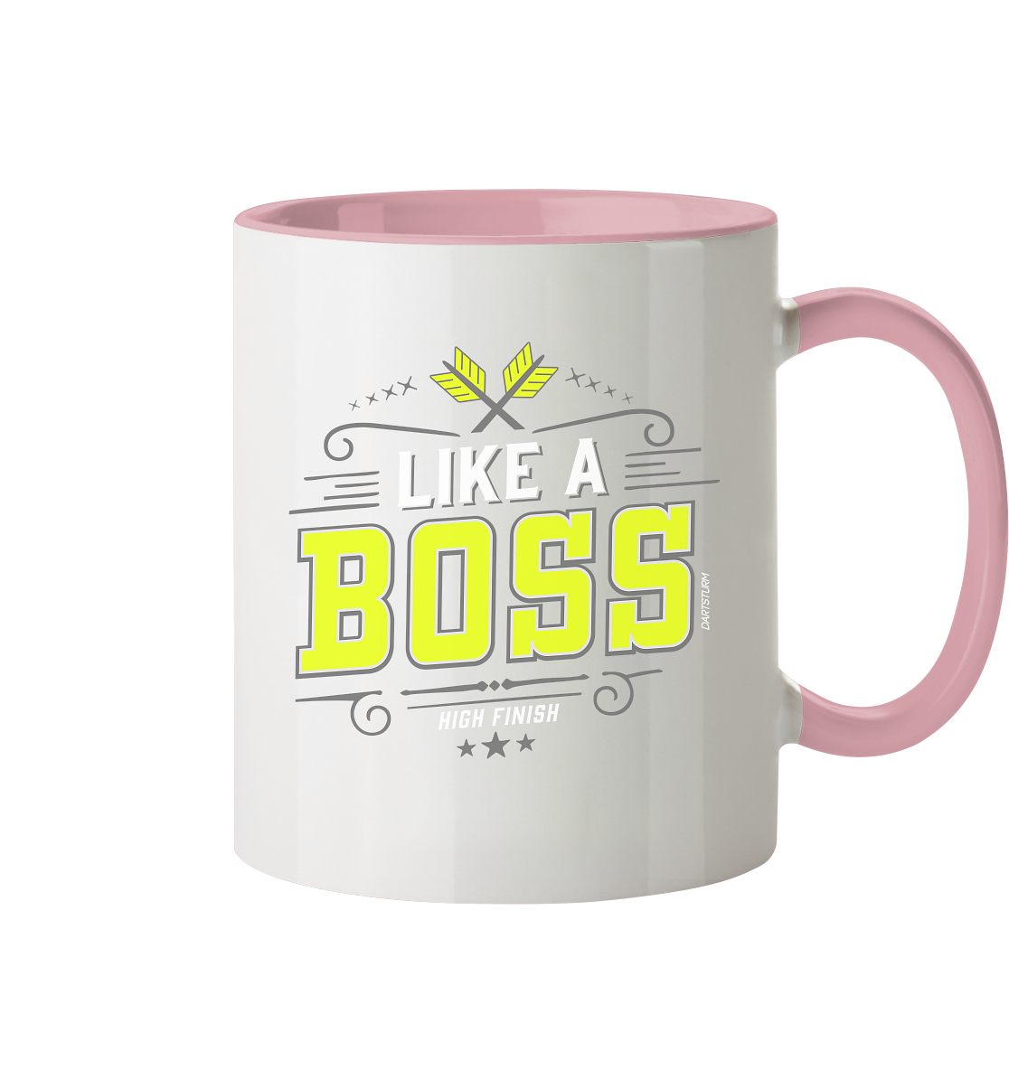 DartSturm - Like a Boss Yellow - Tasse zweifarbig DartSturm - Like a Boss Yellow - Tasse zweifarbig