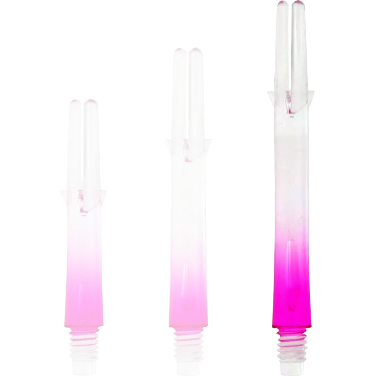 L-Style - L-Shaft Lock Straight TwoTone - Transparent Pink