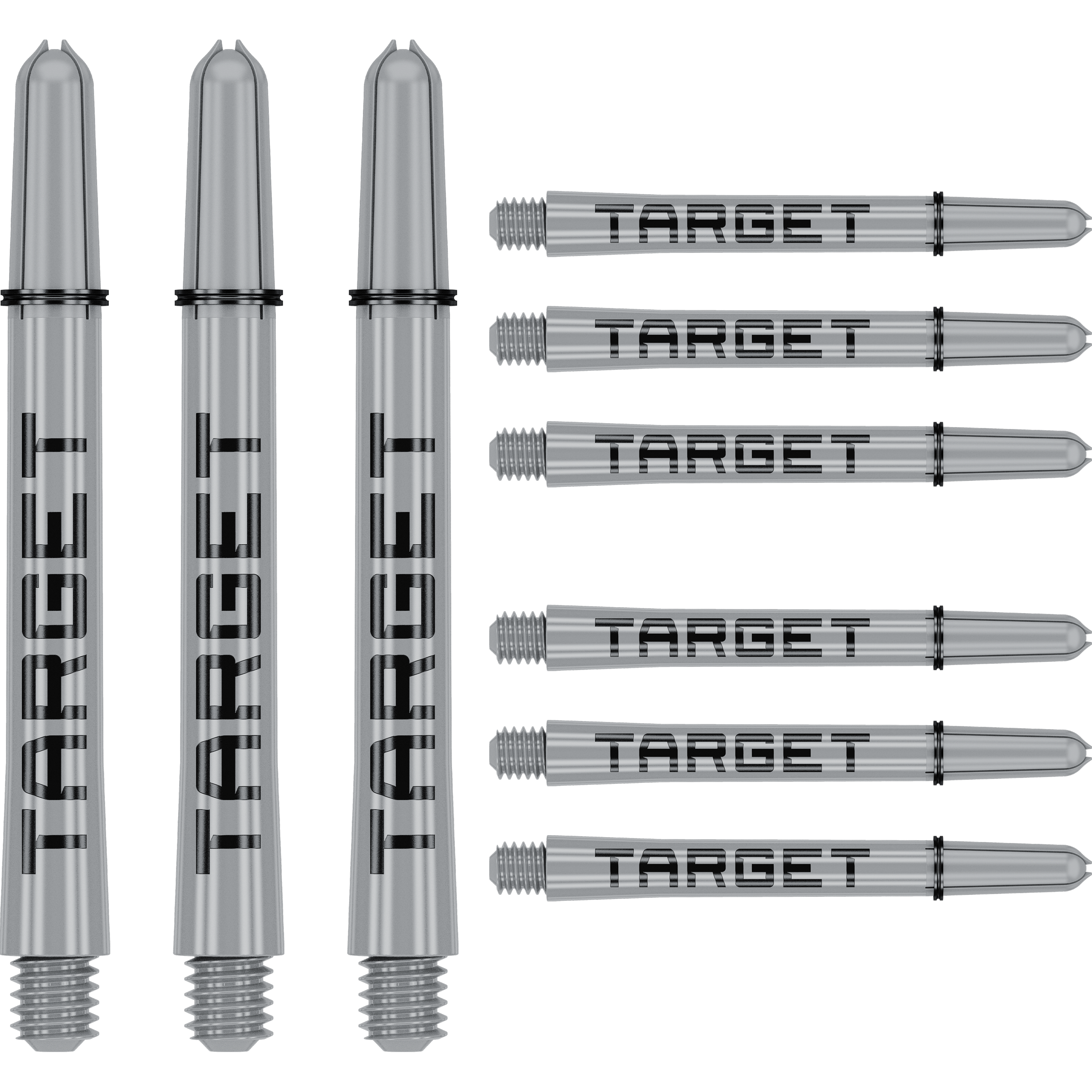 Target - Pro Grip Tag Shaft 3er Set - Grau