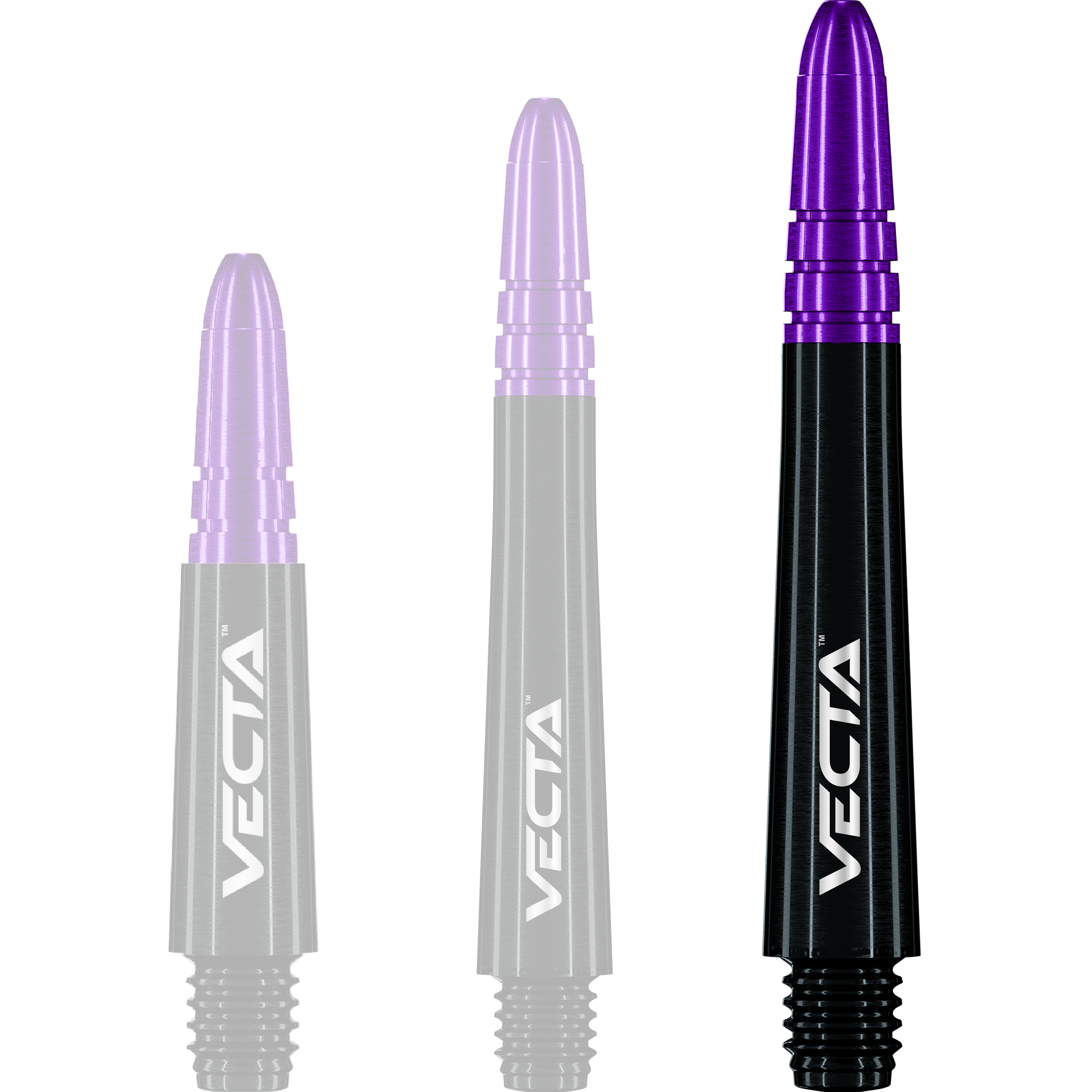 Winmau - Vecta Shaft - Schwarz Lila