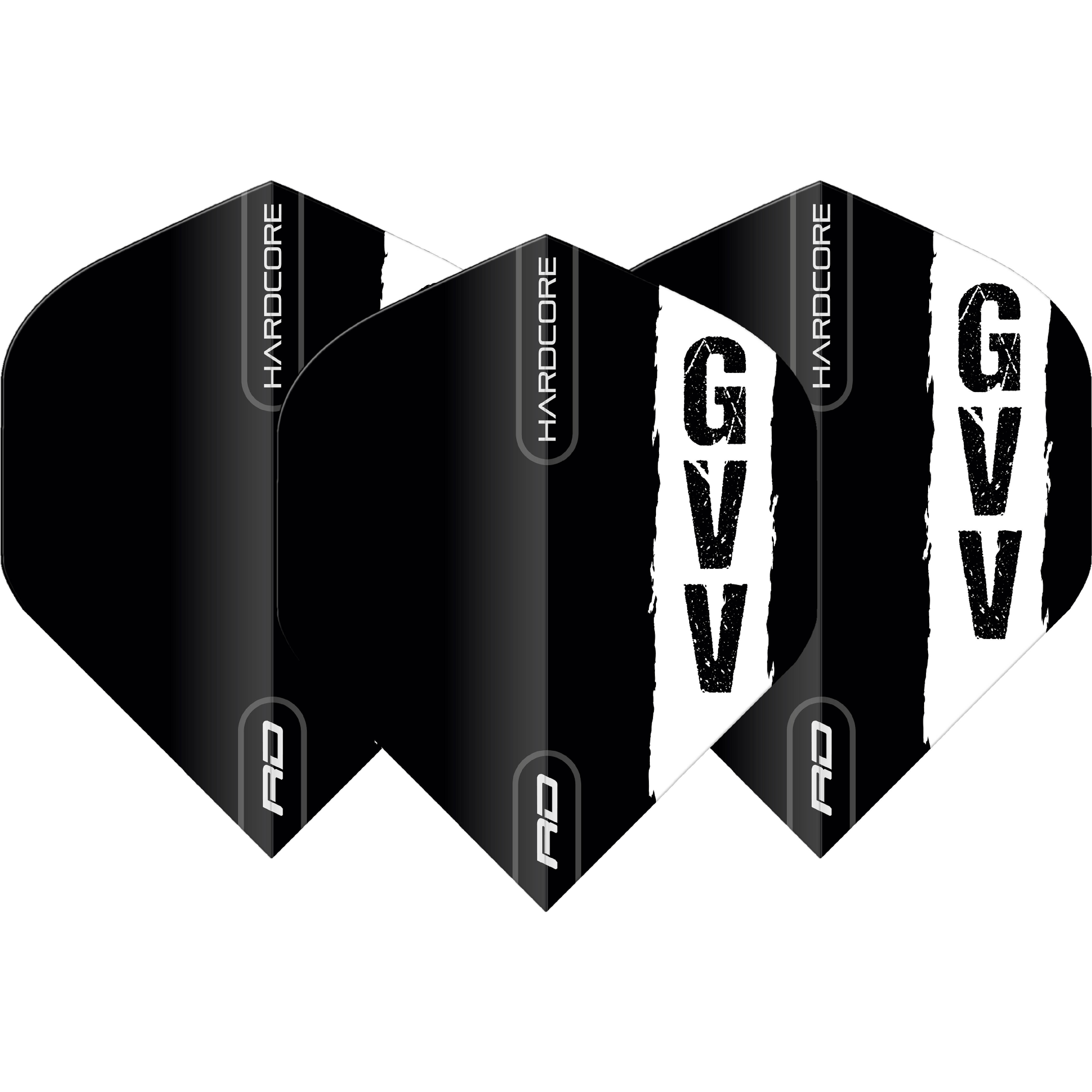 Red-Dragon-Hardcore-Gian-Van-Veen-Flight-Schwarz-Standard-Set Red Dragon - Hardcore Gian van Veen Flight - Standard