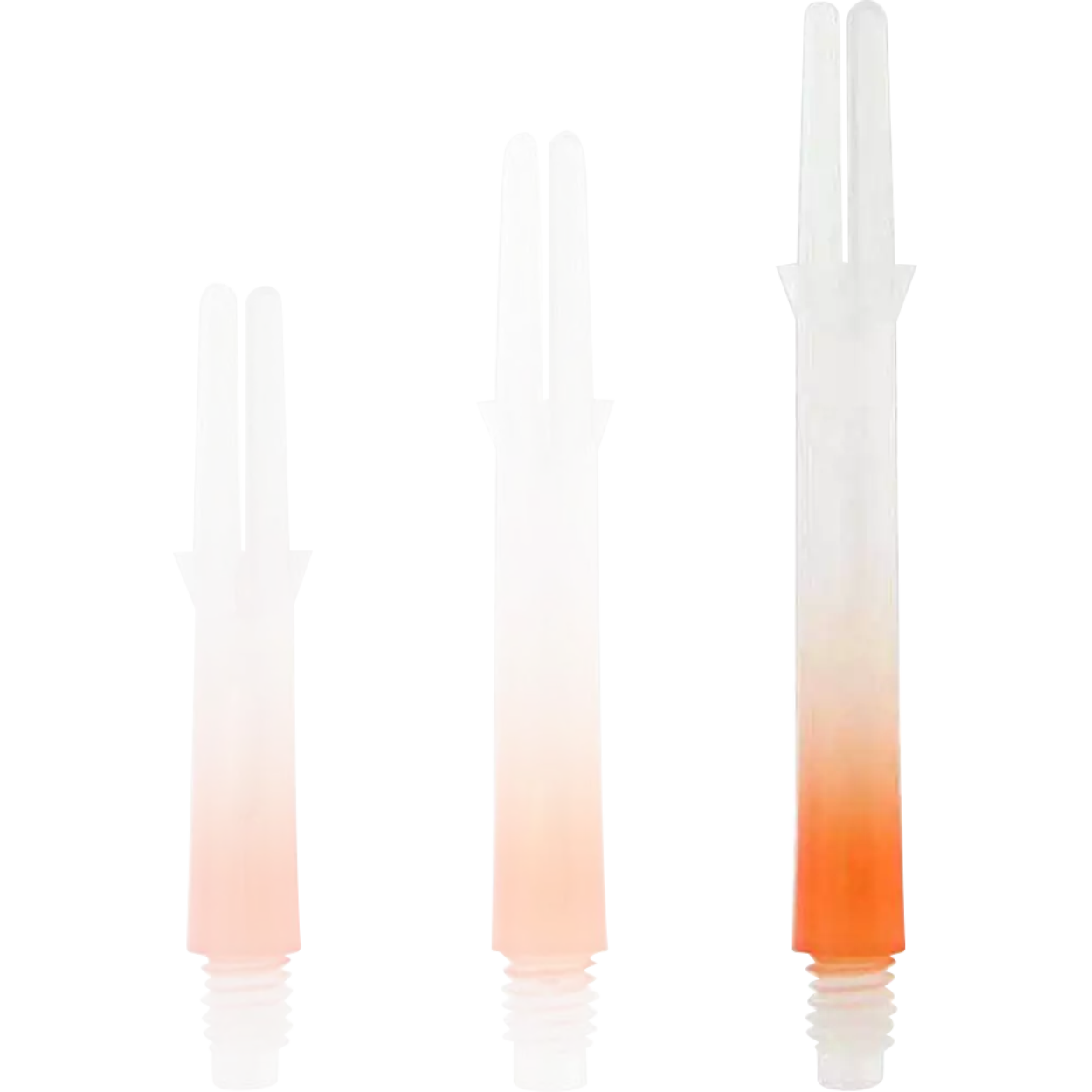 L-Style - L-Shaft Lock Straight TwoTone - Weiß Klar Orange
