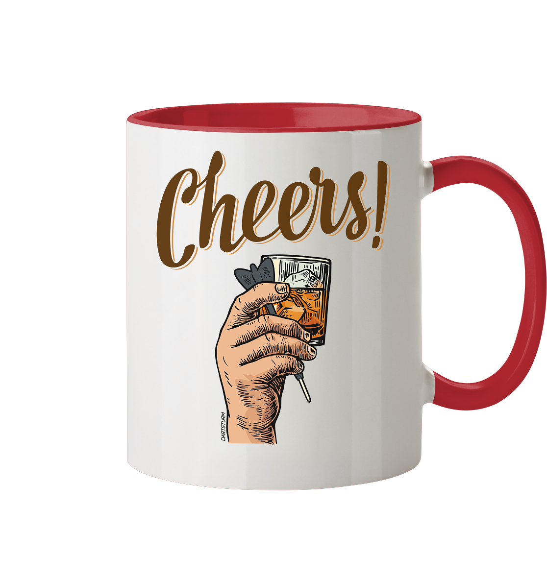 DartSturm - Cheers - Tasse zweifarbig DartSturm - Cheers - Tasse zweifarbig