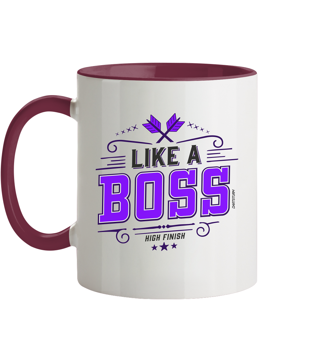 DartSturm - Like a Boss Purple - Tasse zweifarbig DartSturm - Like a Boss Purple - Tasse zweifarbig