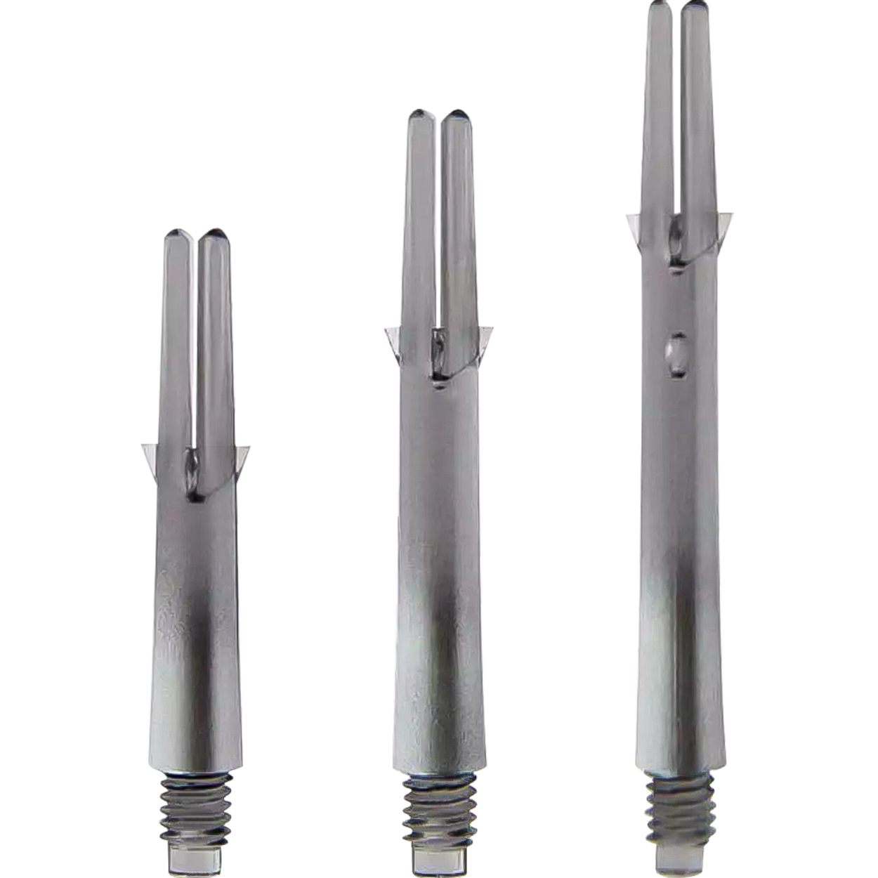 L-Style - L-Shaft Lock Straight TwoTone - Schwarz Klar Silber L-Style - L-Shaft Lock Straight TwoTone - Schwarz Klar Silber