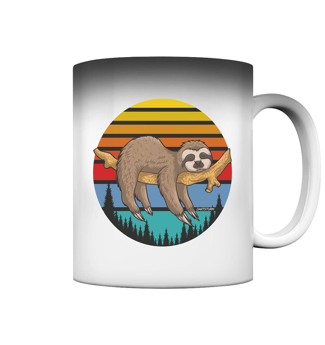 DartSturm - Lazy Sloth - Magic Mug DartSturm - Lazy Sloth - Magic Mug