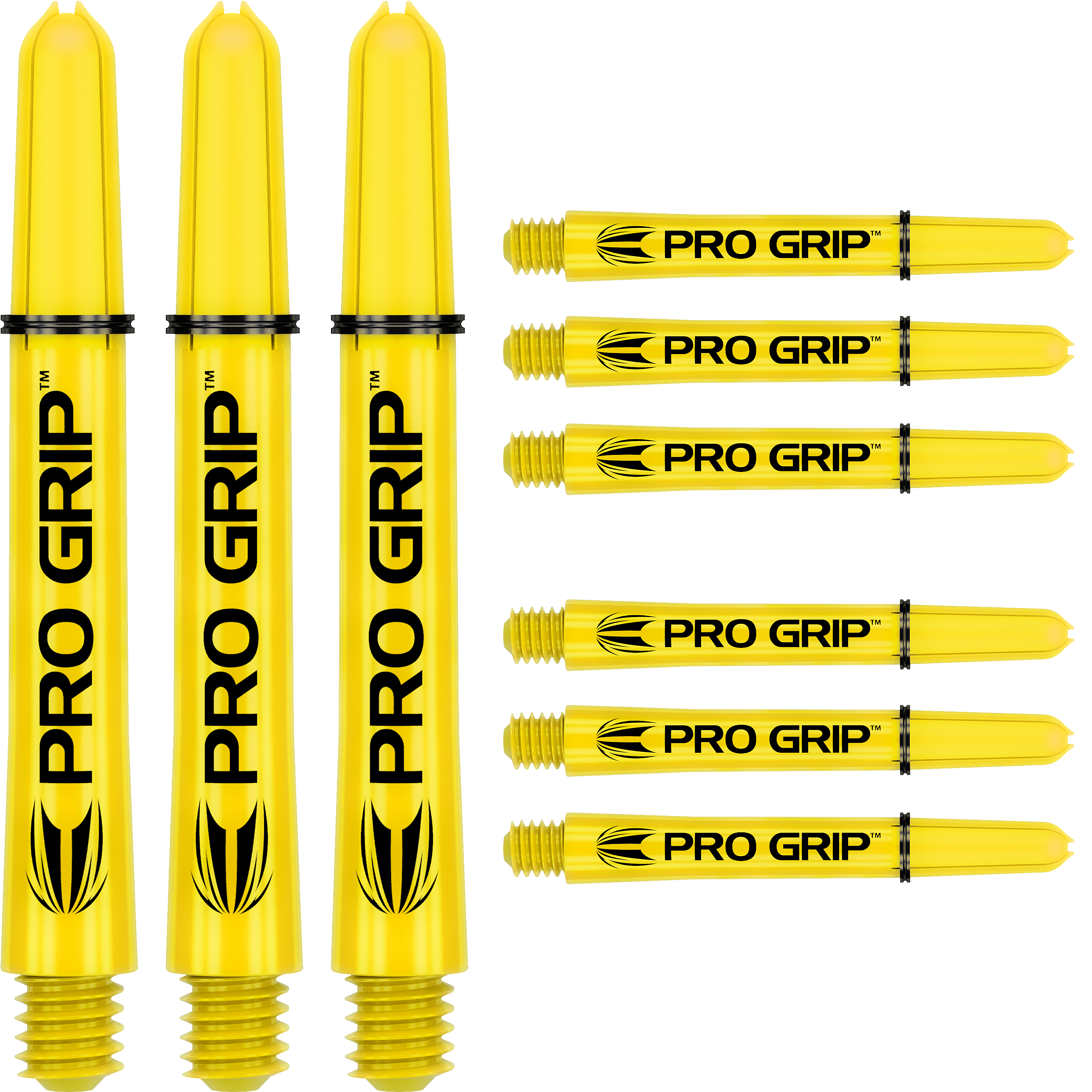 Target - Pro Grip Shaft 3er Set - Gelb Target - Pro Grip Shaft 3er Set - Gelb