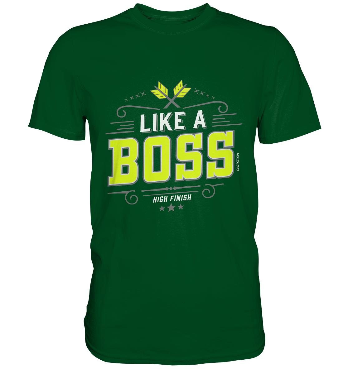 DartSturm - Like a Boss Yellow - Premium Shirt