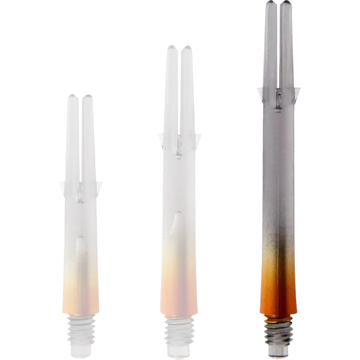 L-Style - L-Shaft Lock Straight TwoTone - Schwarz Klar Orange