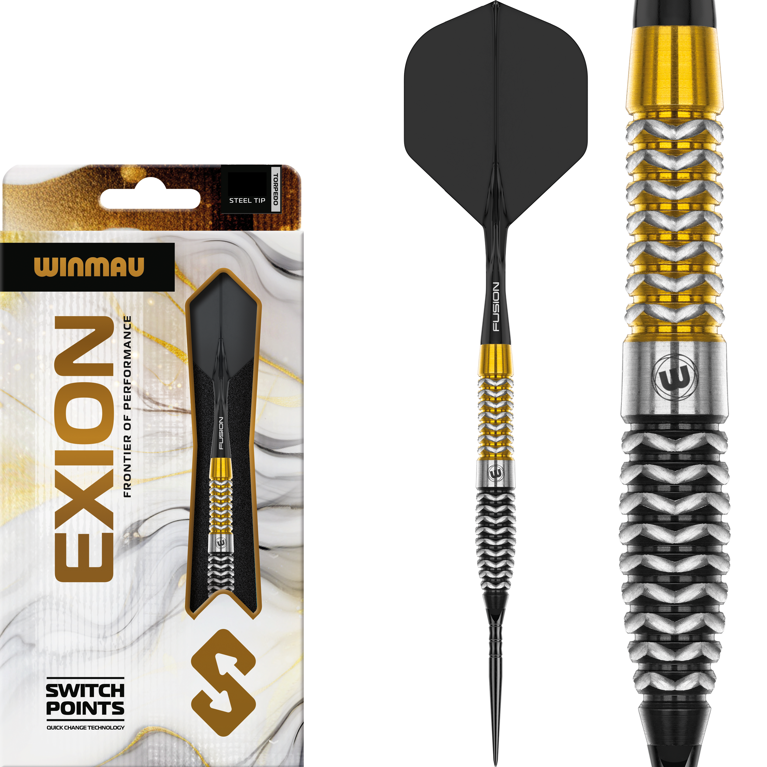 Winmau - Switch Point - Exion Torpedo - Steeldart