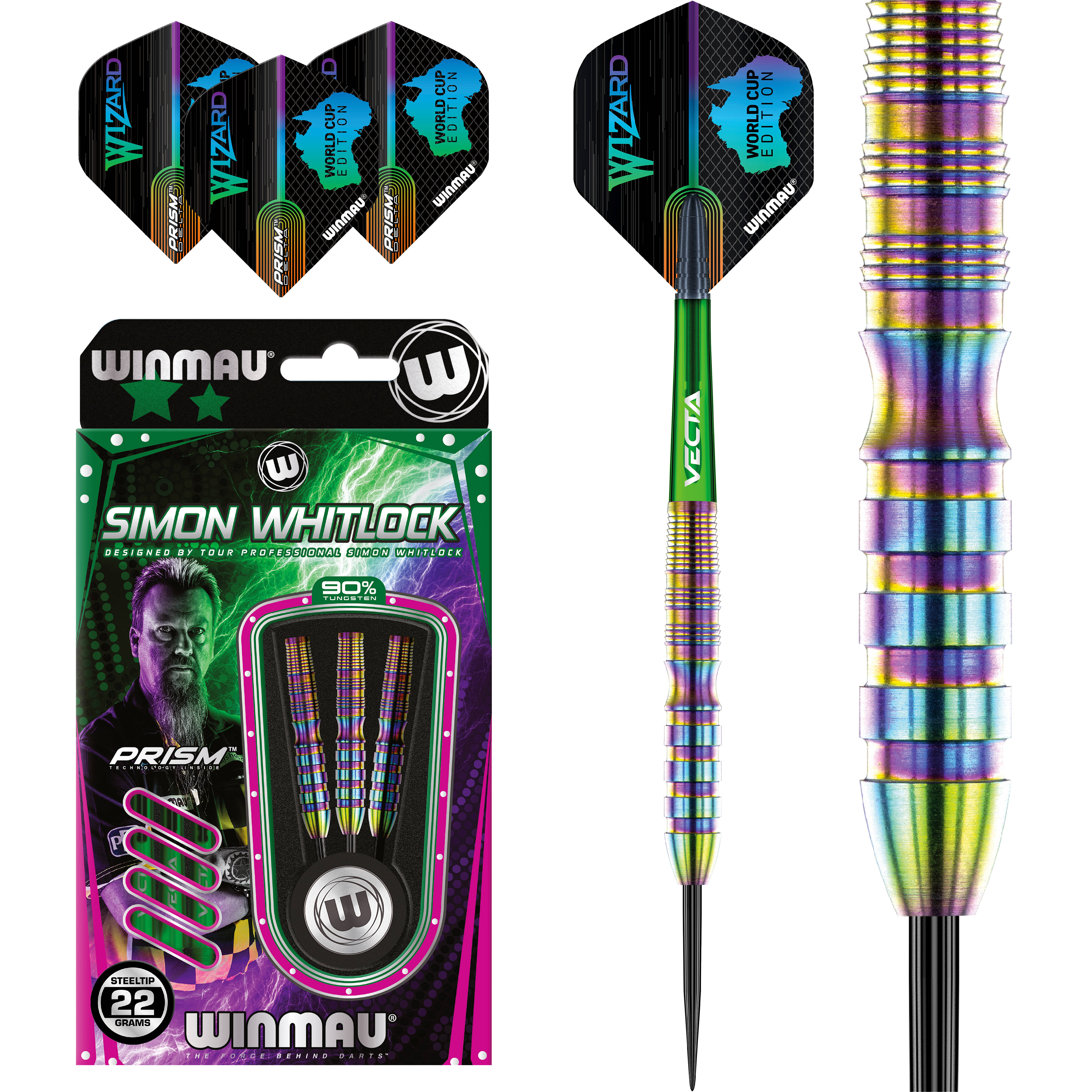 Winmau-Simon-Whitlock-World-Cup-SE-Steeldart-Collage Winmau - Simon Whitlock World Cup SE - Steeldart