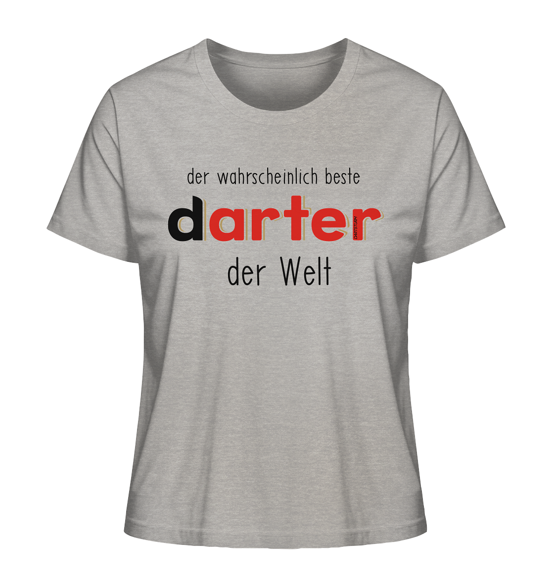 DartSturm - Der wahrscheinlich beste darter der Welt Schwarz - Ladies Organic Shirt DartSturm - Der wahrscheinlich beste darter der Welt Schwarz - Ladies Organic Shirt
