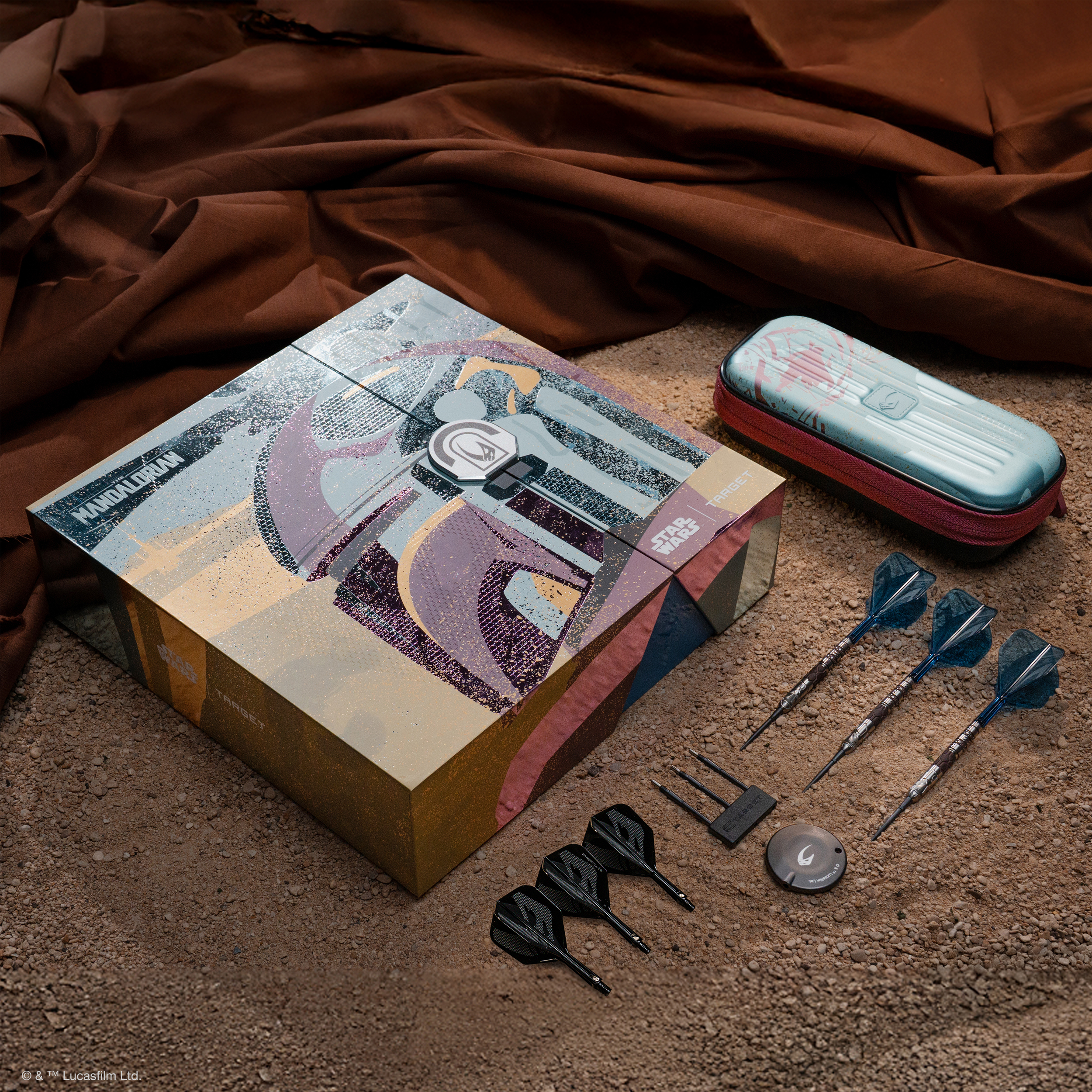 Target - Swiss Point - Star Wars Mandalorian - Steeldart Target - Swiss Point - Star Wars Mandalorian - Steeldart