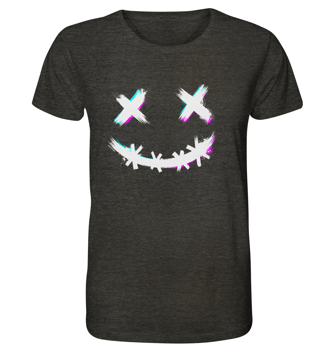 DartSturm - Scary Smile - Weiß - Organic Shirt
