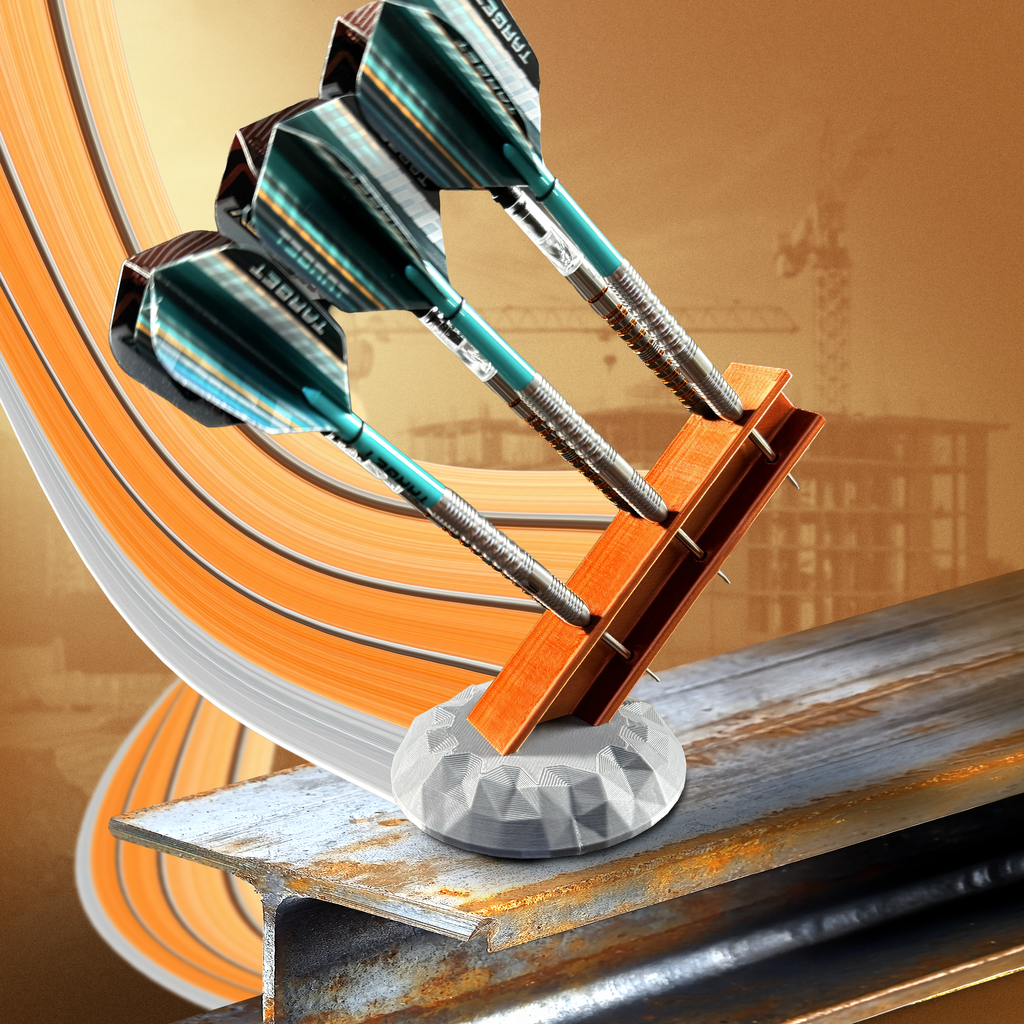 DartSturm - 3D Industrial Dartständer - 6-Fach DartSturm - 3D Industrial Dartständer - 6-Fach