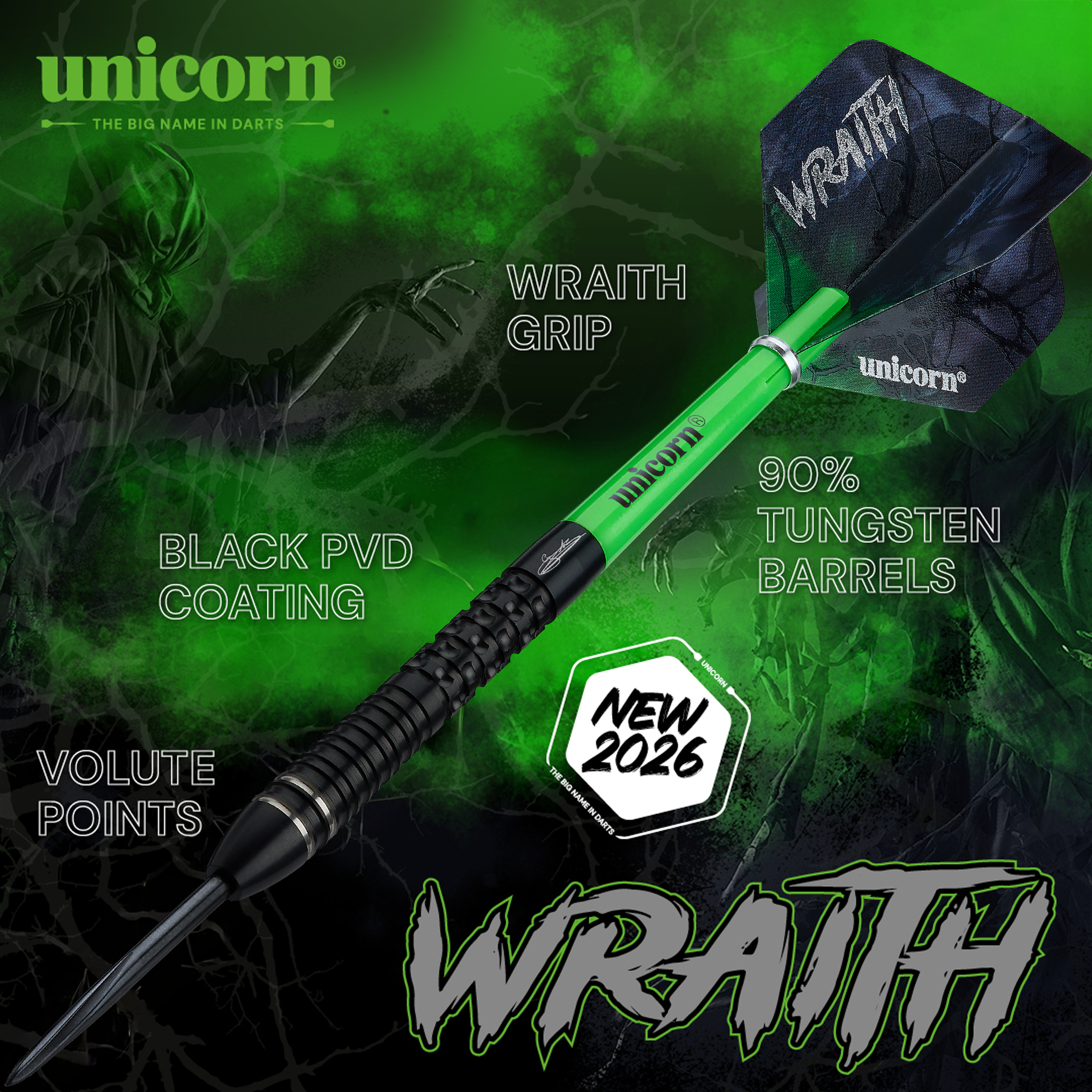 Unicorn - Gary Anderson Phase 6 Wraith - Steeldart