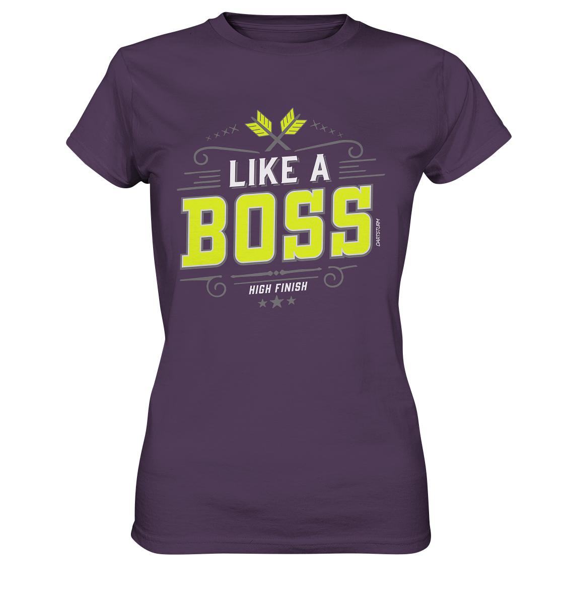 DartSturm - Like a Boss Yellow - Ladies Premium Shirt DartSturm - Like a Boss Yellow - Ladies Premium Shirt