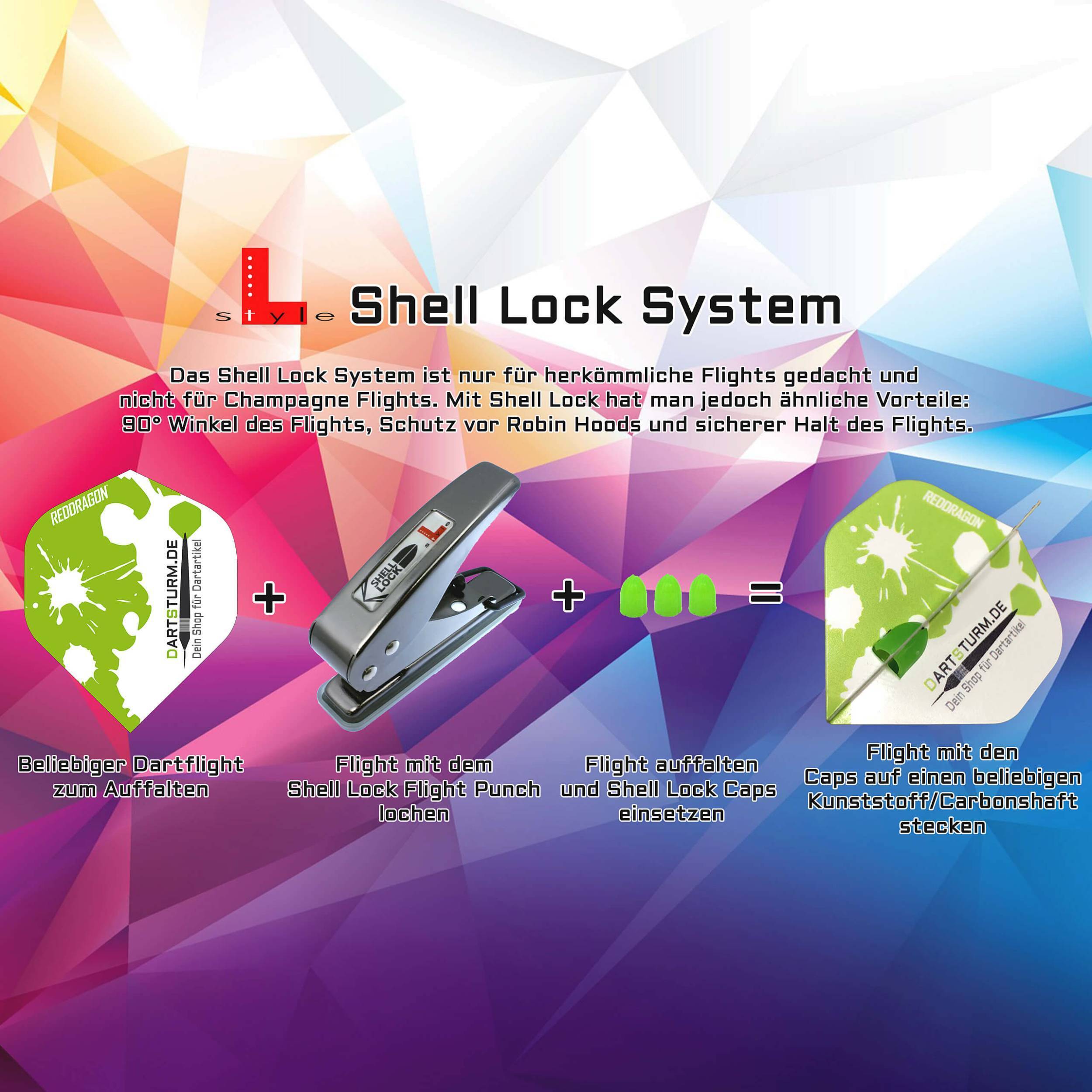 L-Style-Shell-Lock-System-Produktbeschreibung L-Style - Shell Lock Caps