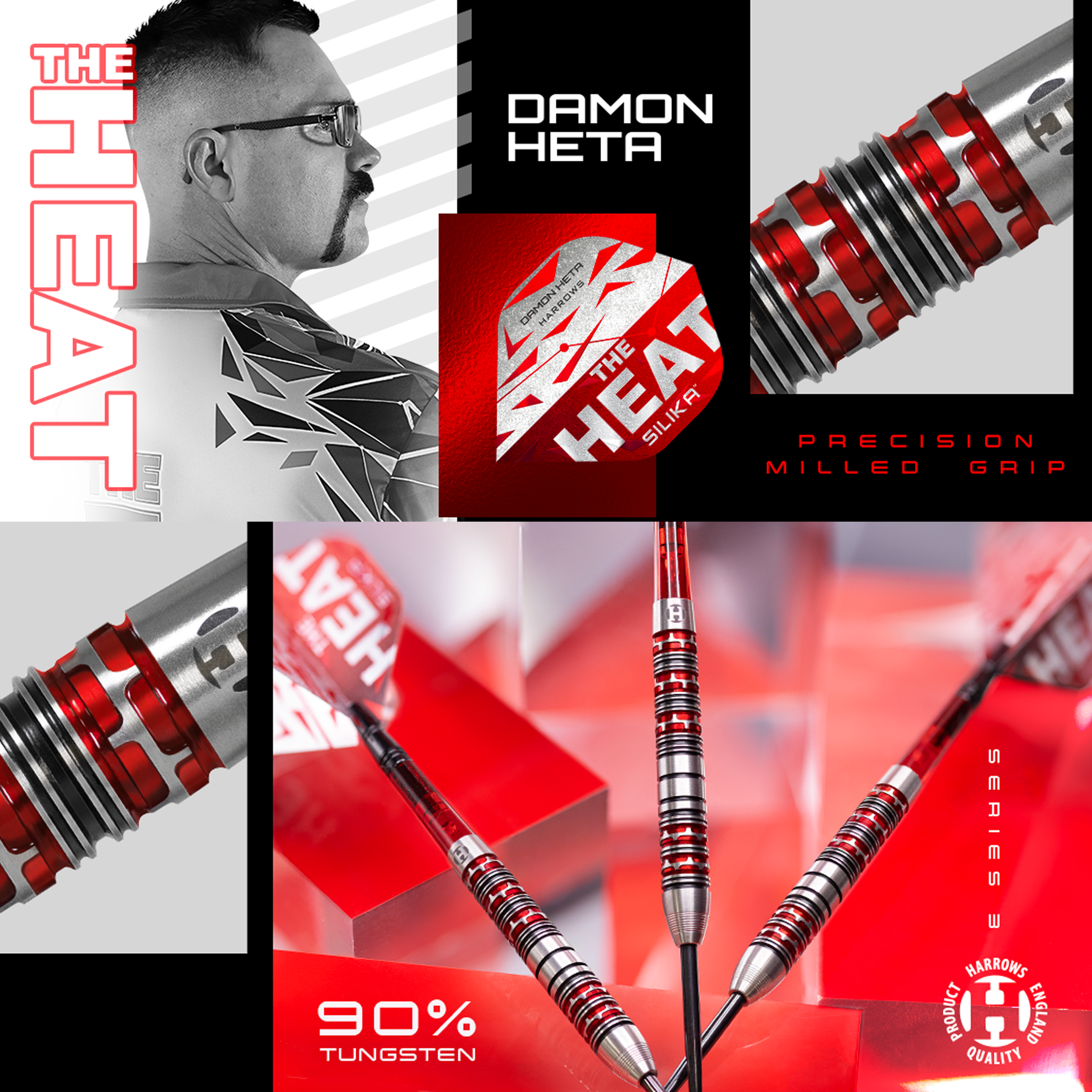 Harrows - Damon Heta GEN 3 - Steeldart Harrows - Damon Heta GEN 3 - Steeldart