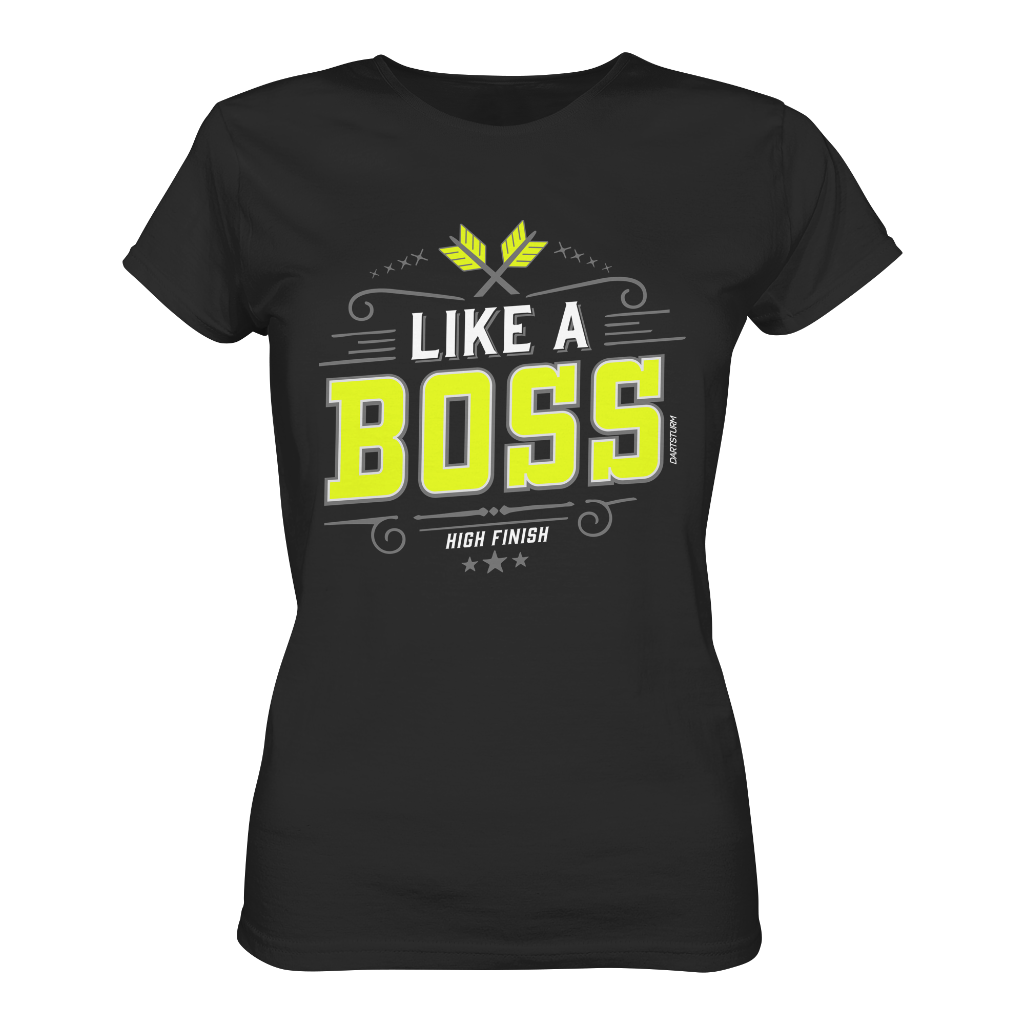 DartSturm - Like a Boss Yellow - Ladies Premium Shirt