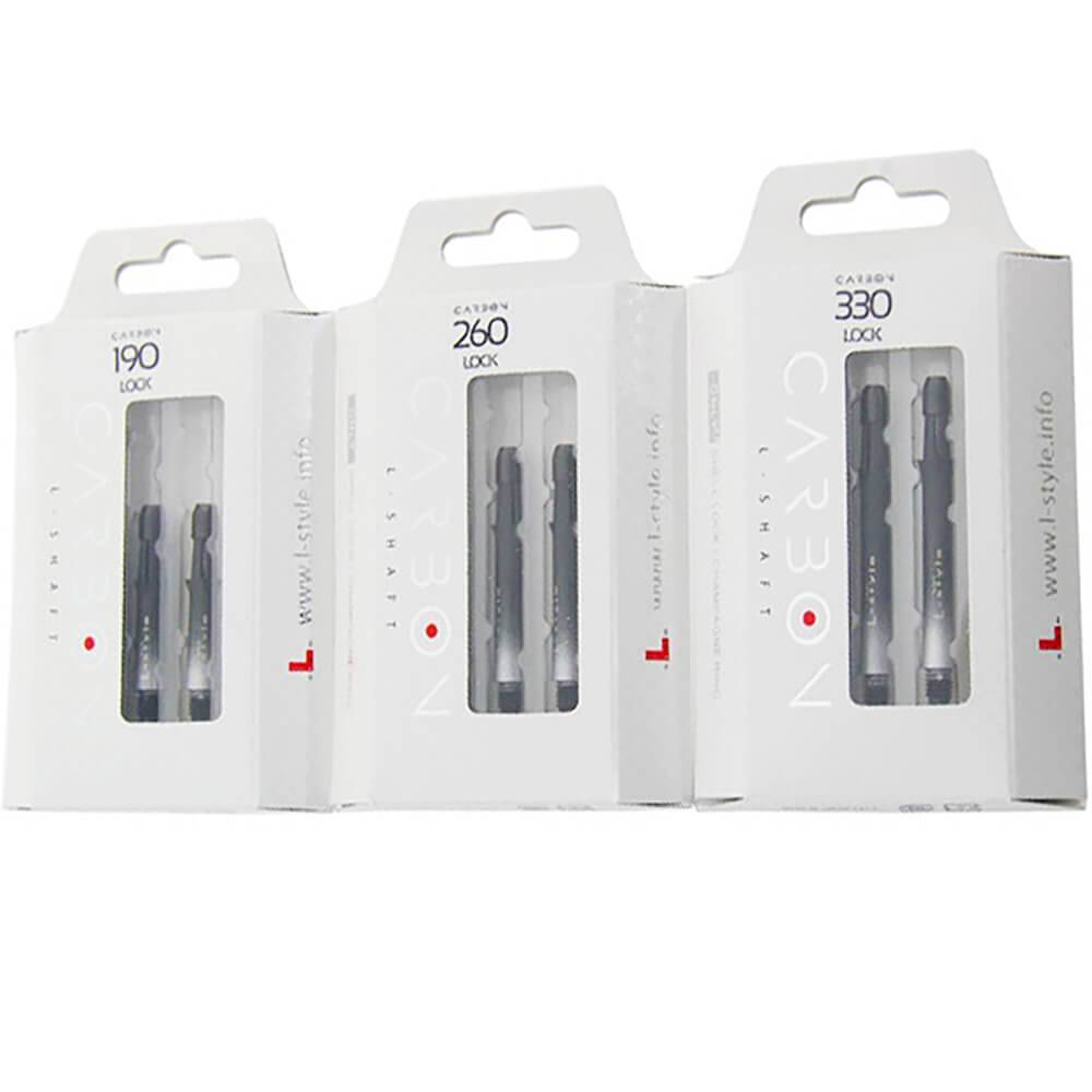 L-Style-Carbon-Lock-Straight-TwoTone-Silber-Verpackung L-Style - Carbon L-Shaft Lock Straight TwoTone - Silber