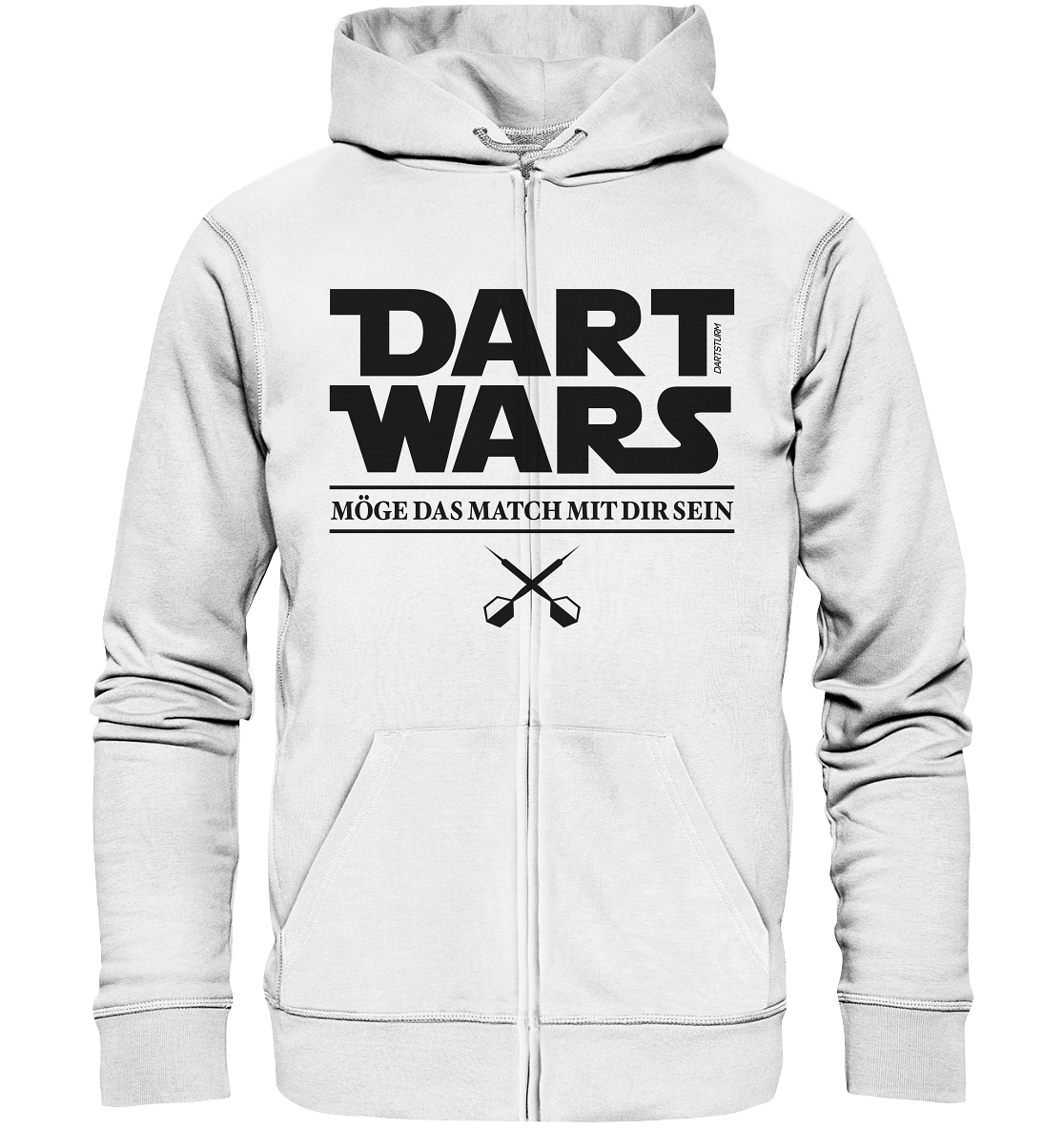 DartSturm - Dart Wars Schwarz - Organic Zipper DartSturm - Dart Wars Schwarz - Organic Zipper
