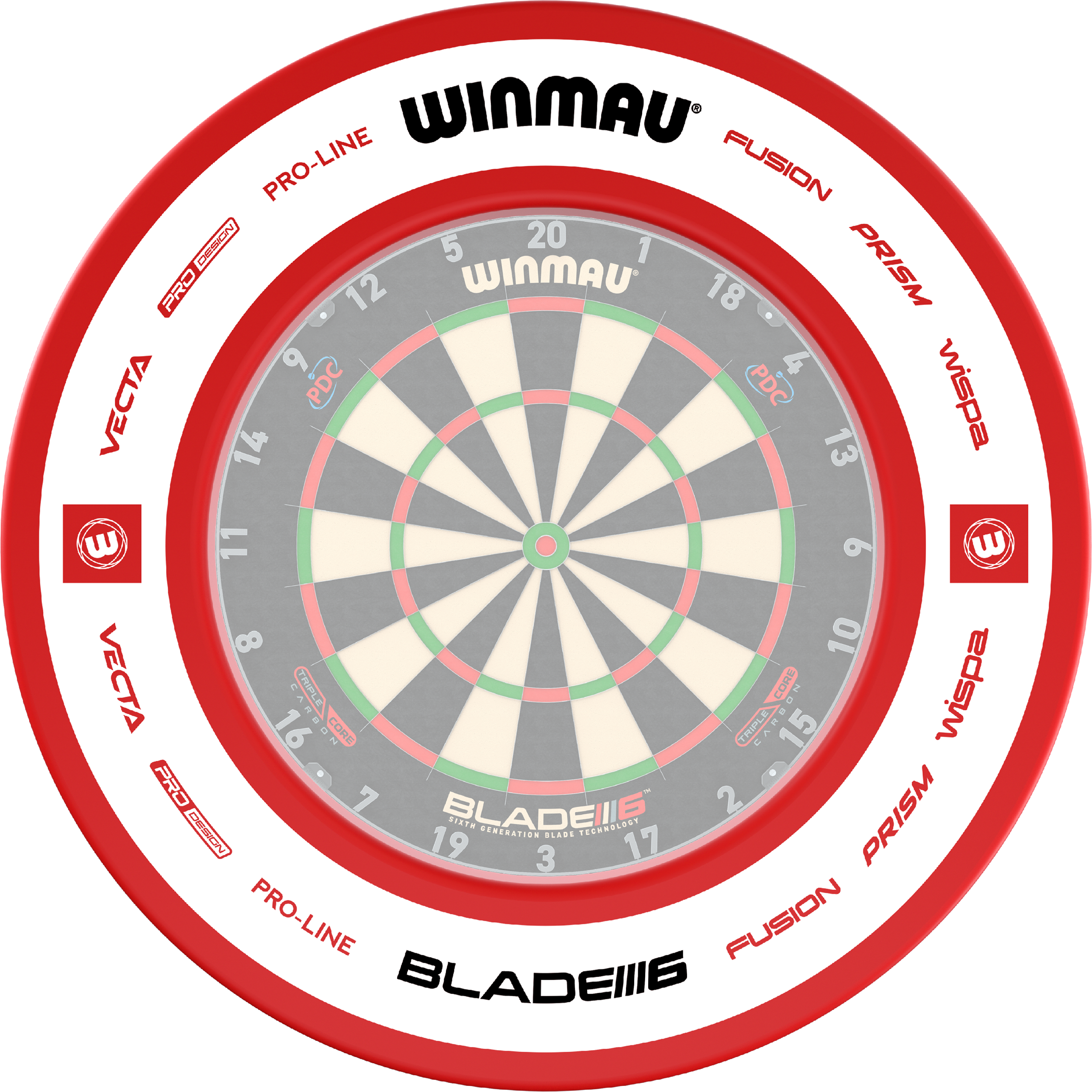 Winmau - Pro-Line Rot 2.0 - Surround