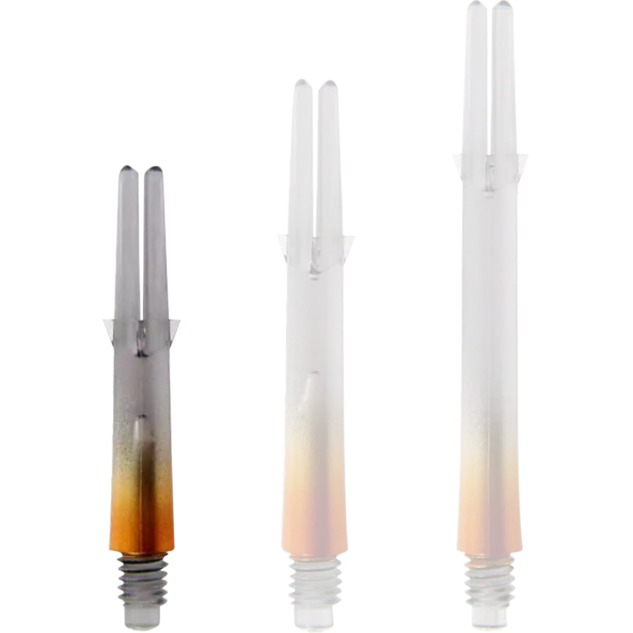 L-Style - L-Shaft Lock Straight TwoTone - Schwarz Klar Orange L-Style - L-Shaft Lock Straight TwoTone - Schwarz Klar Orange