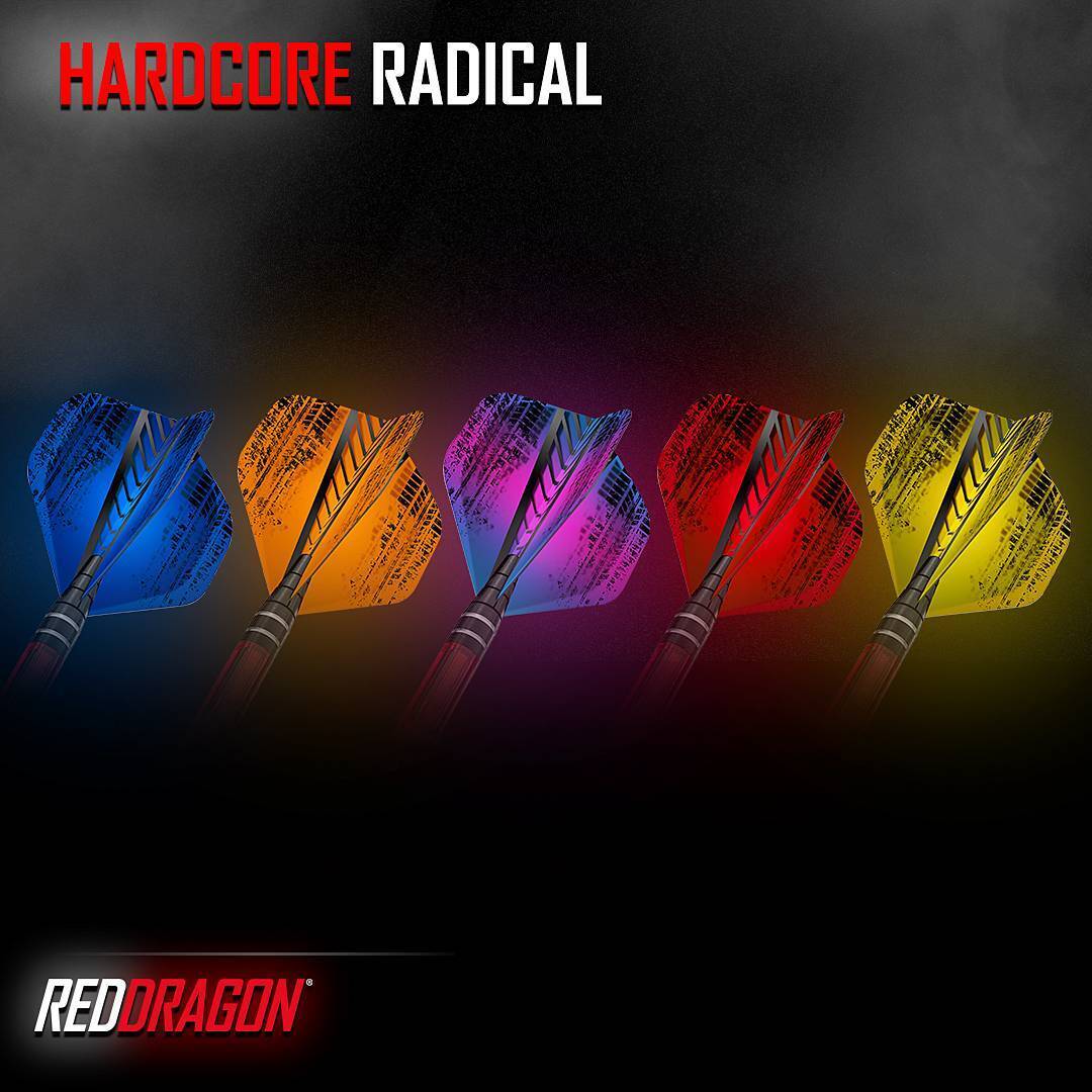 Red-Dragon-Hardcore-Radical-Tire-Flight-Standard-Banner Red Dragon - Hardcore Radical Tire Flight - Standard