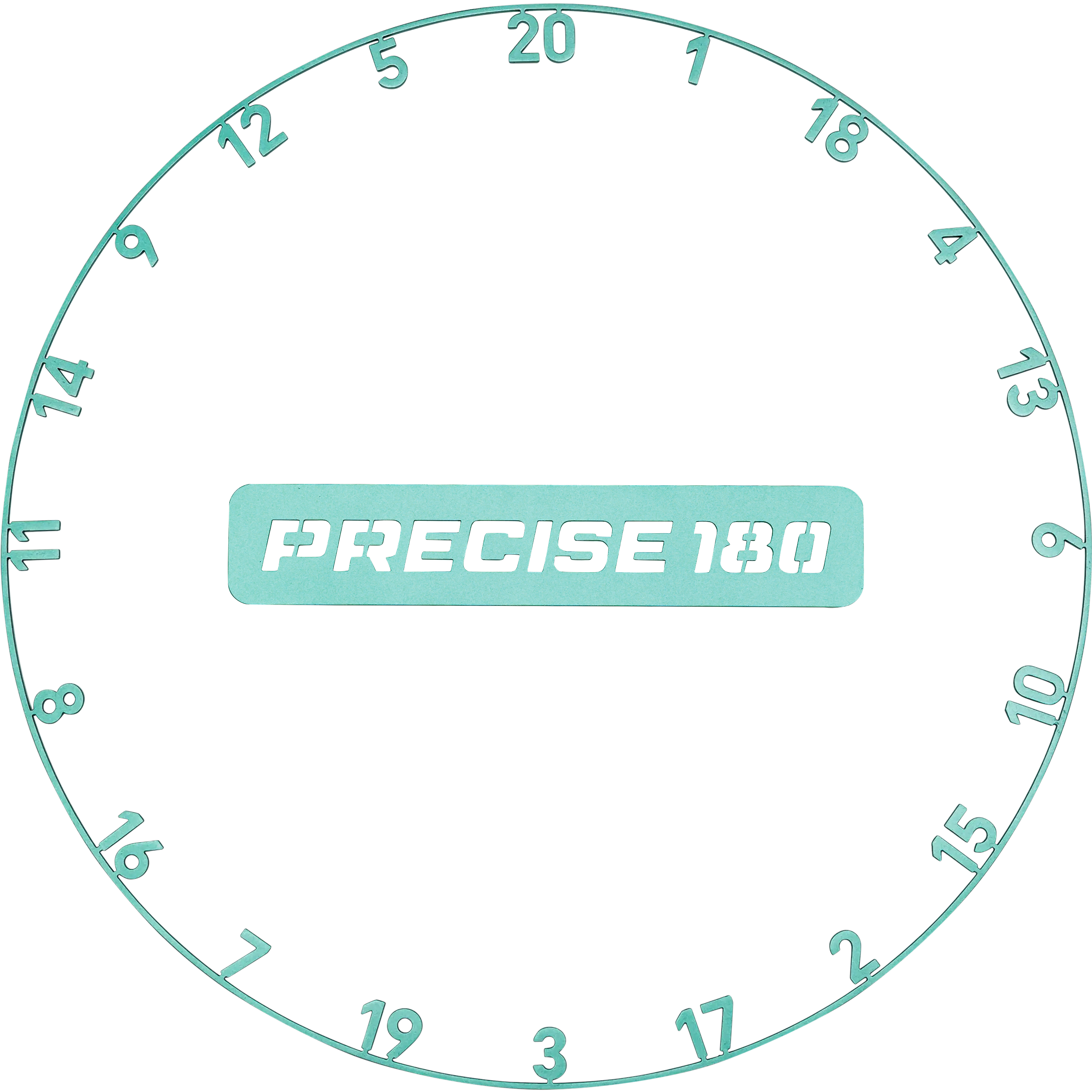 Precise180 - One Piece Lasercut Zahlenring