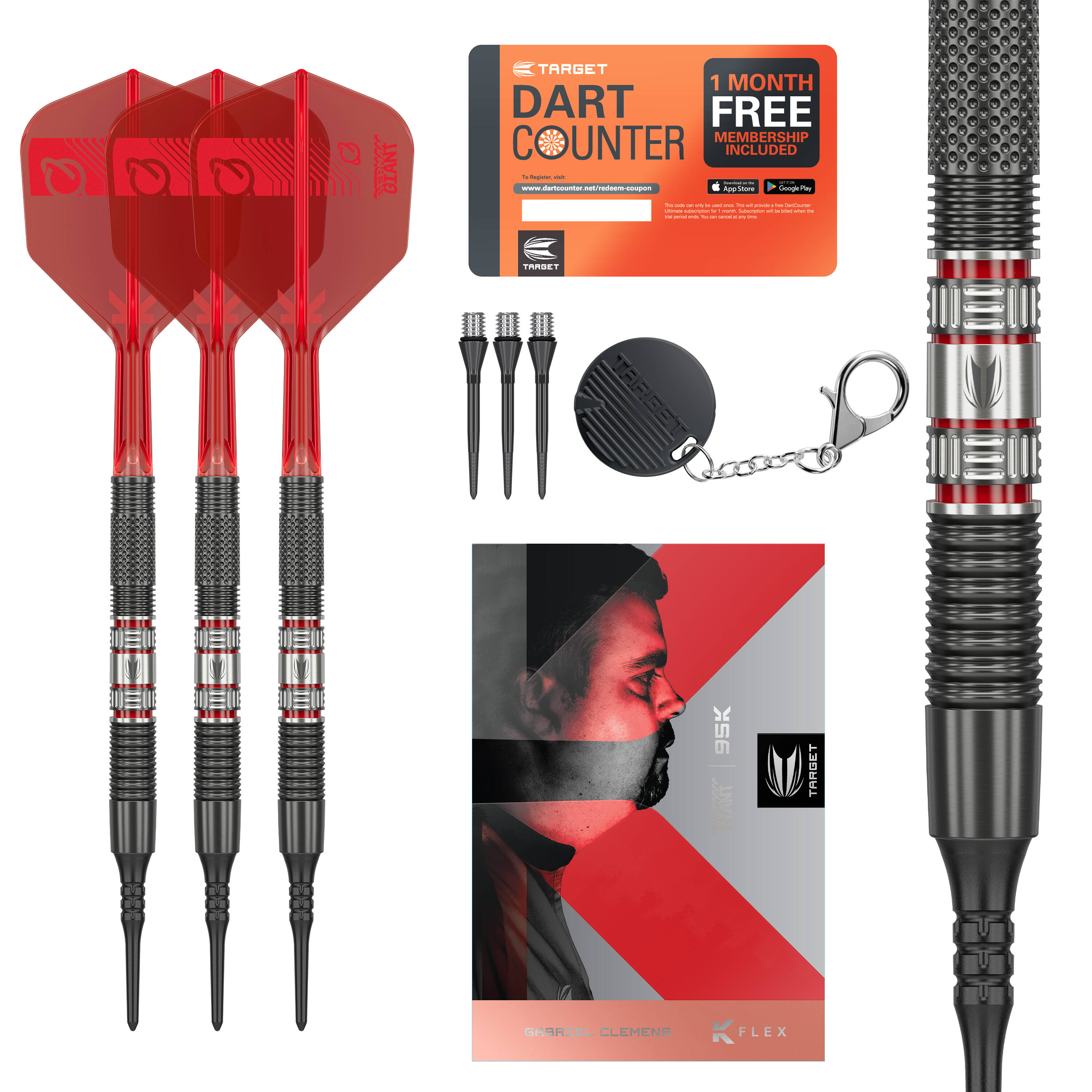 Target - 95K - Gabriel Clemens - Softdart Target - 95K - Gabriel Clemens - Softdart
