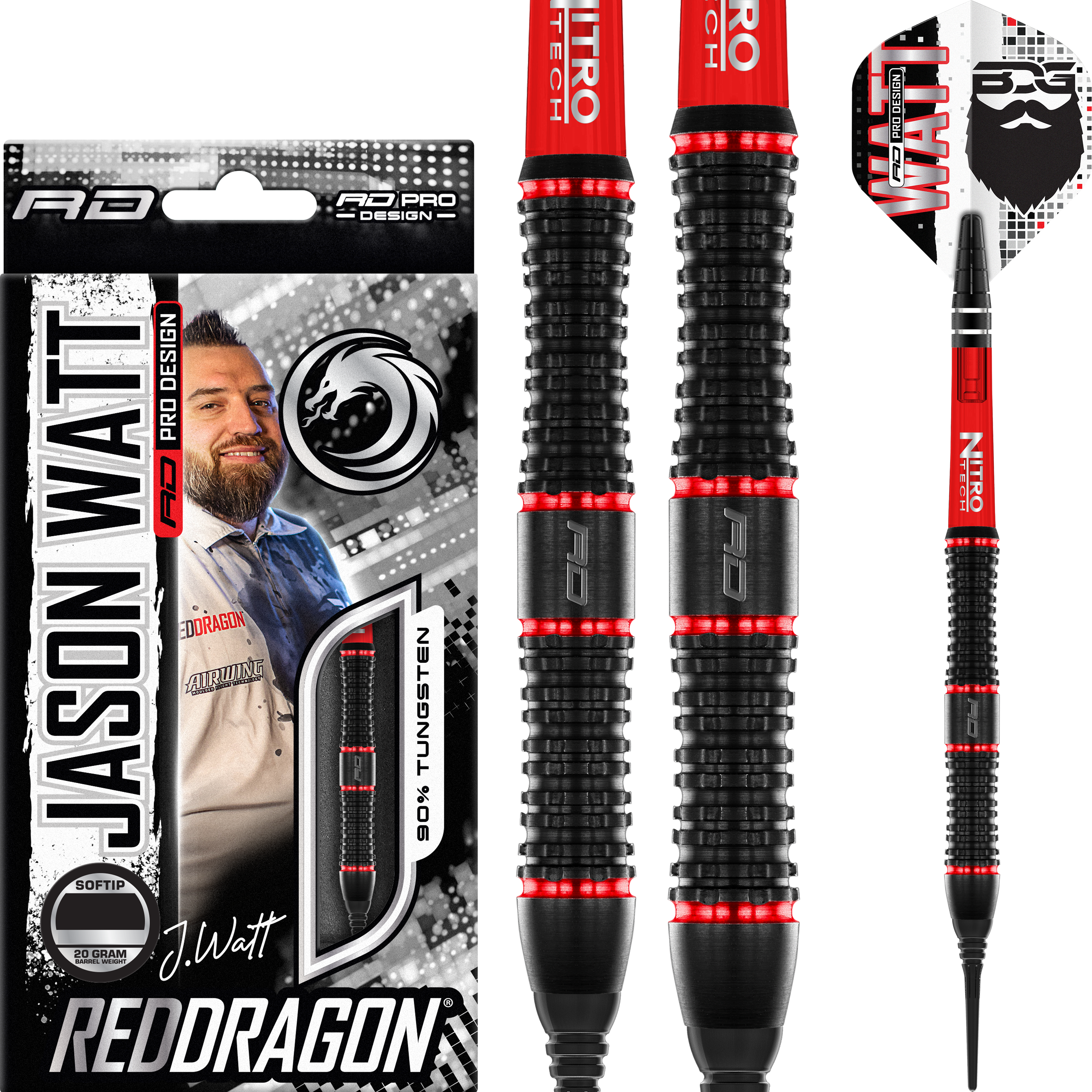 Red Dragon - Jason Watt - Softdart Red Dragon - Jason Watt - Softdart