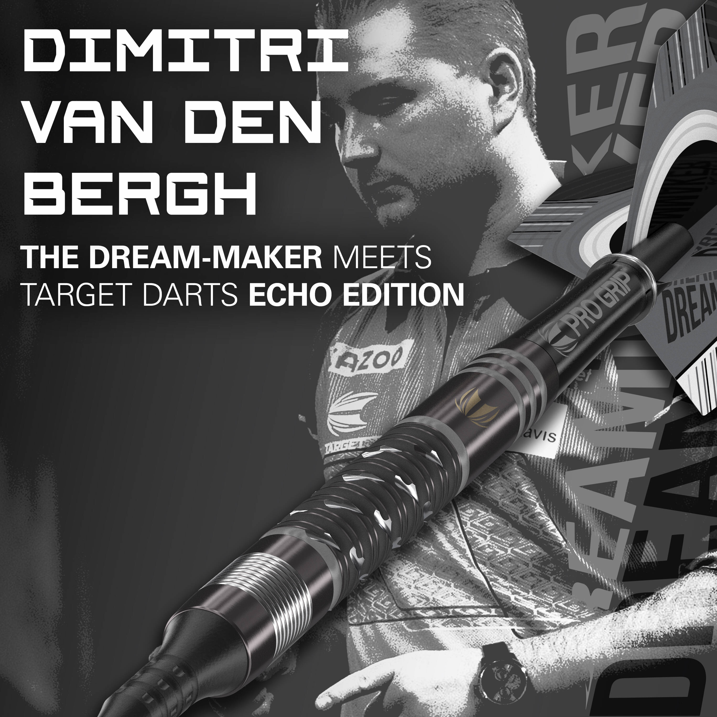 Target - Dimitri van den Bergh x Echo - Softdart Target - Dimitri van den Bergh x Echo - Softdart