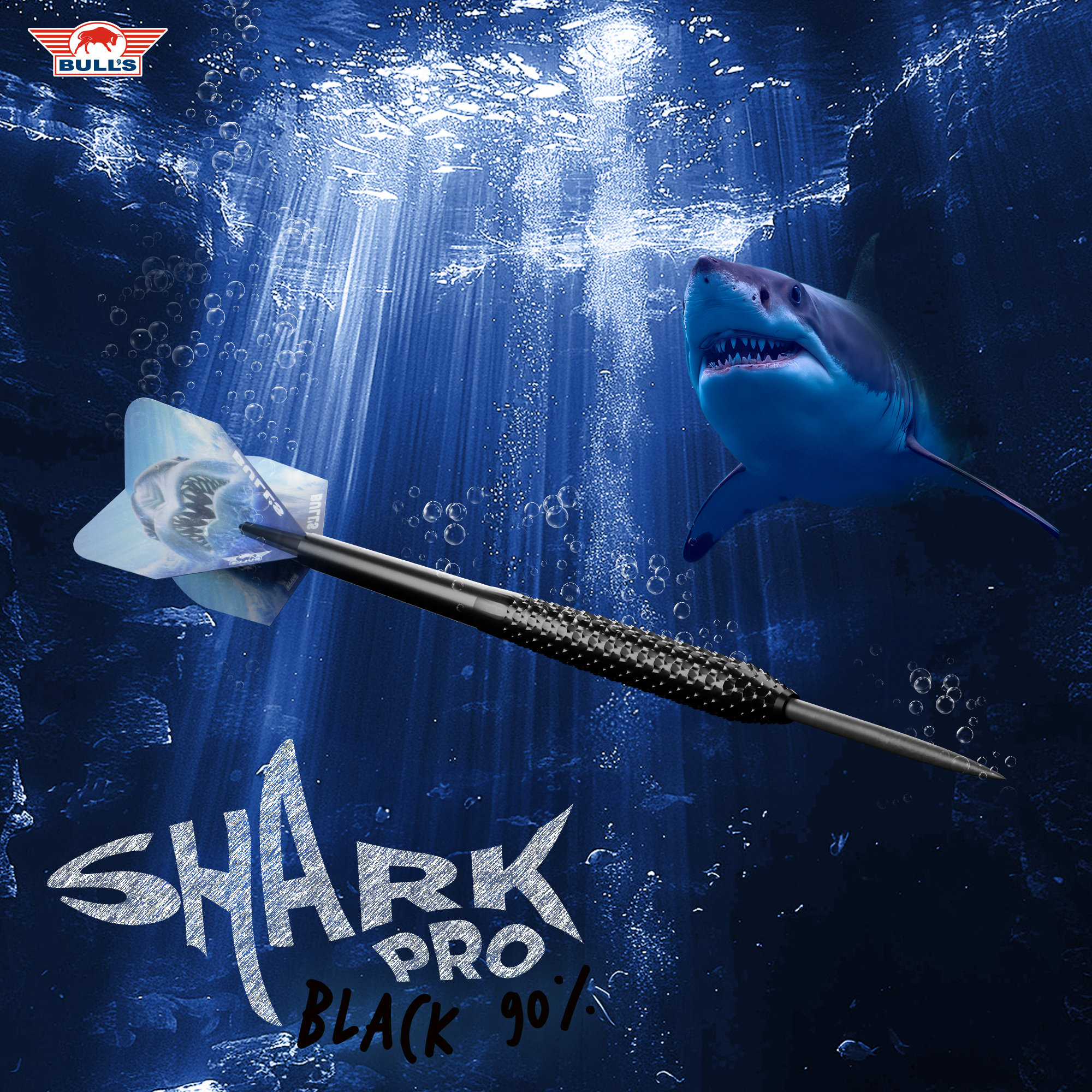 Bull's NL - Shark Pro Black - Steeldart Bull's NL - Shark Pro Black - Steeldart
