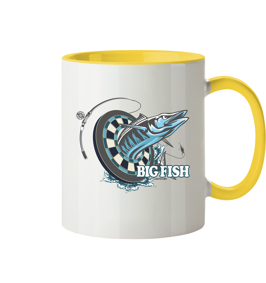 DartSturm - Big Fish - Tasse zweifarbig DartSturm - Big Fish - Tasse zweifarbig