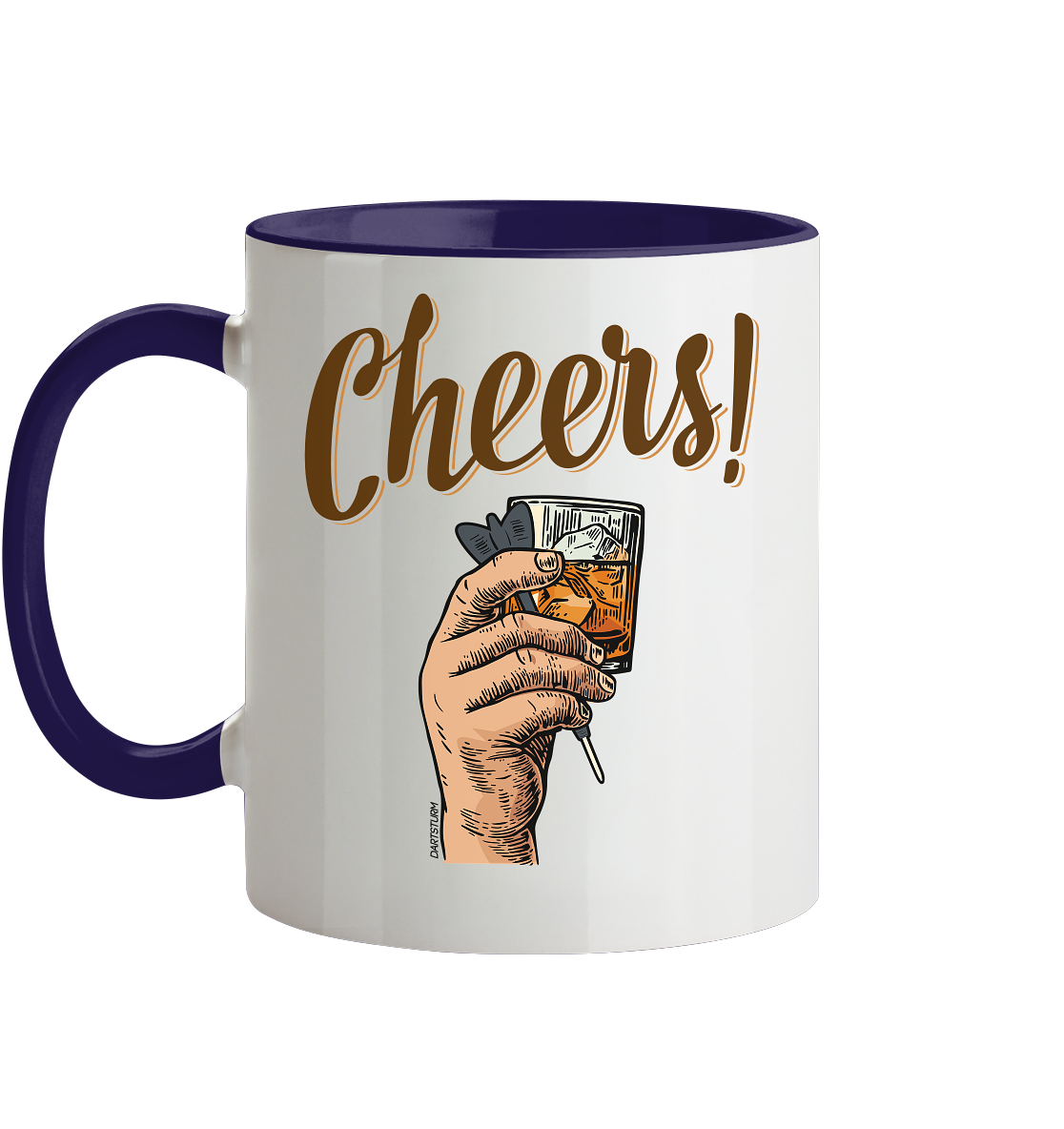 DartSturm - Cheers - Tasse zweifarbig