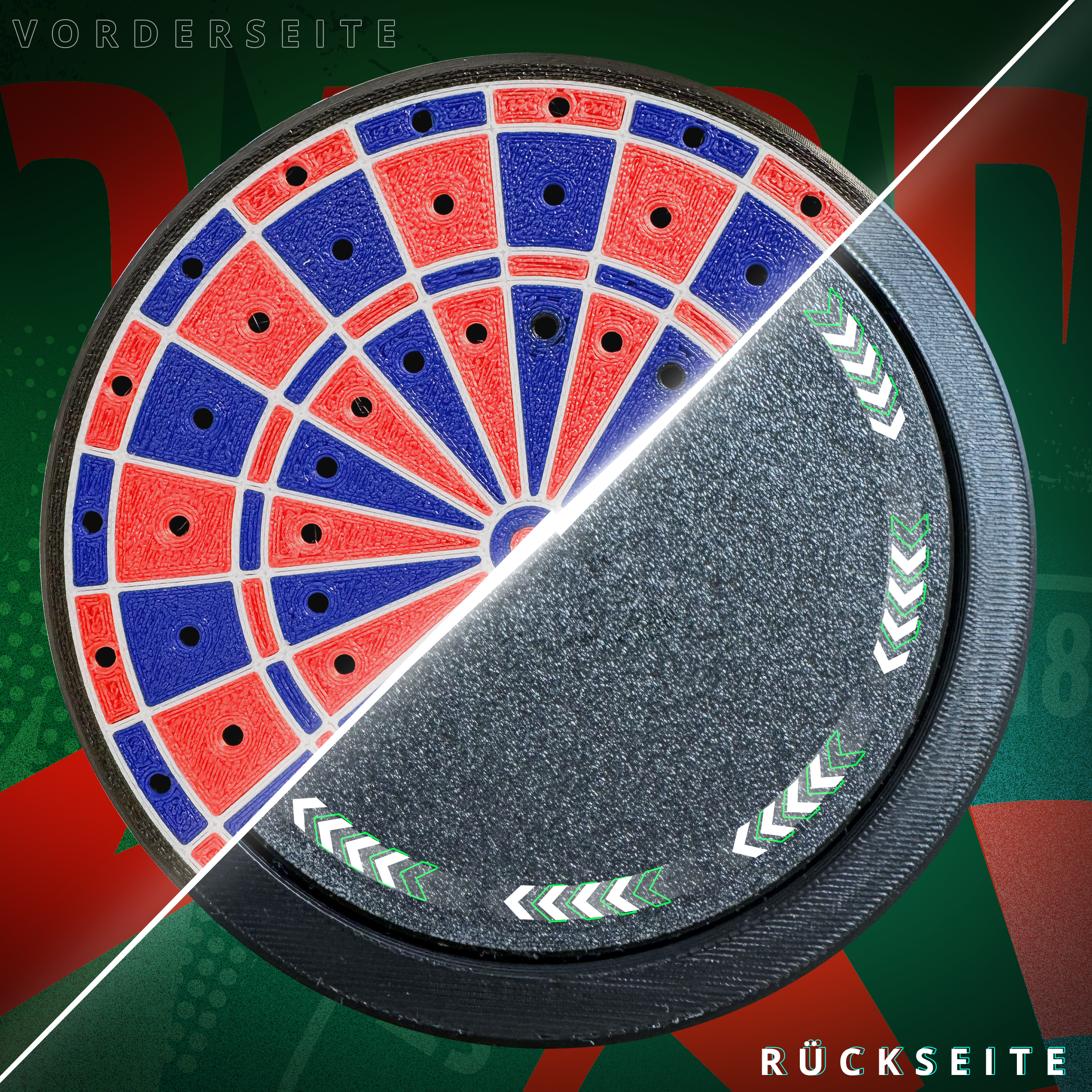 DartSturm - 3D Dartboard Dartständer - 60-Fach DartSturm - 3D Dartboard Dartständer - 60-Fach