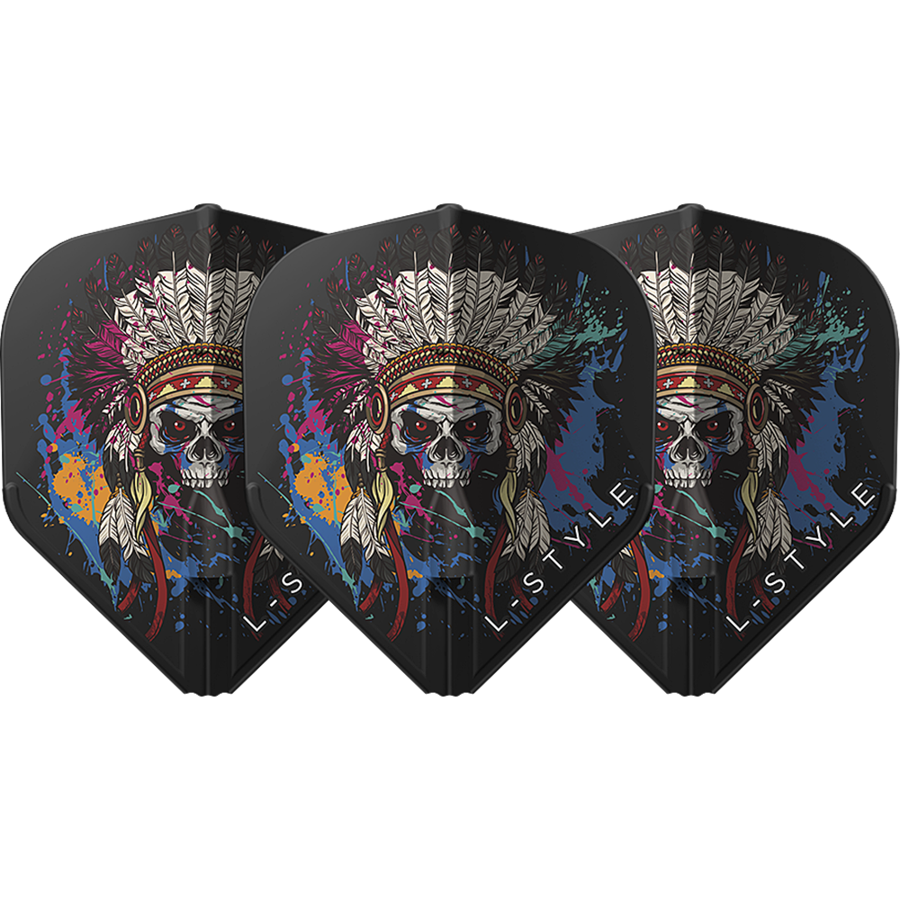 L-Style-Champagne-Flight-EZ-Chief-Skull-Standard-Schwarz-Set L-Style - Champagne Flight EZ - Chief Skull - Standard